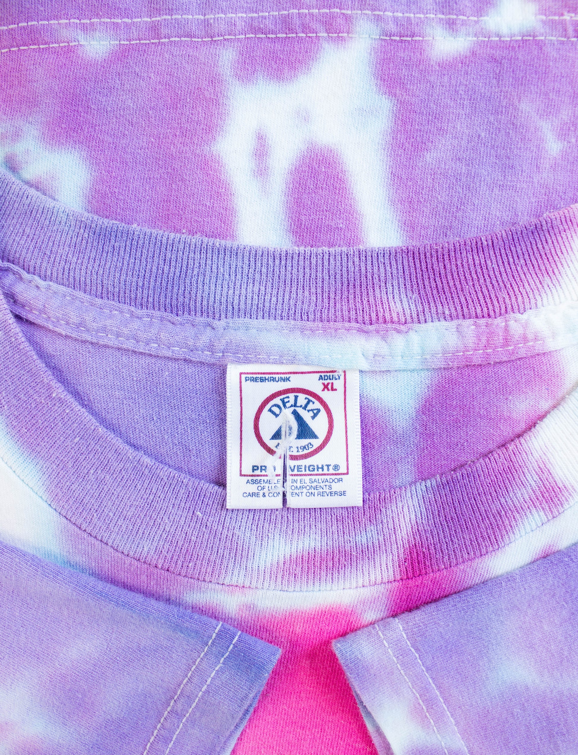 Vintage Britney Spears Concert T Shirt 2000 Tour Purple Tie Dye Parking Lot Bootleg XL