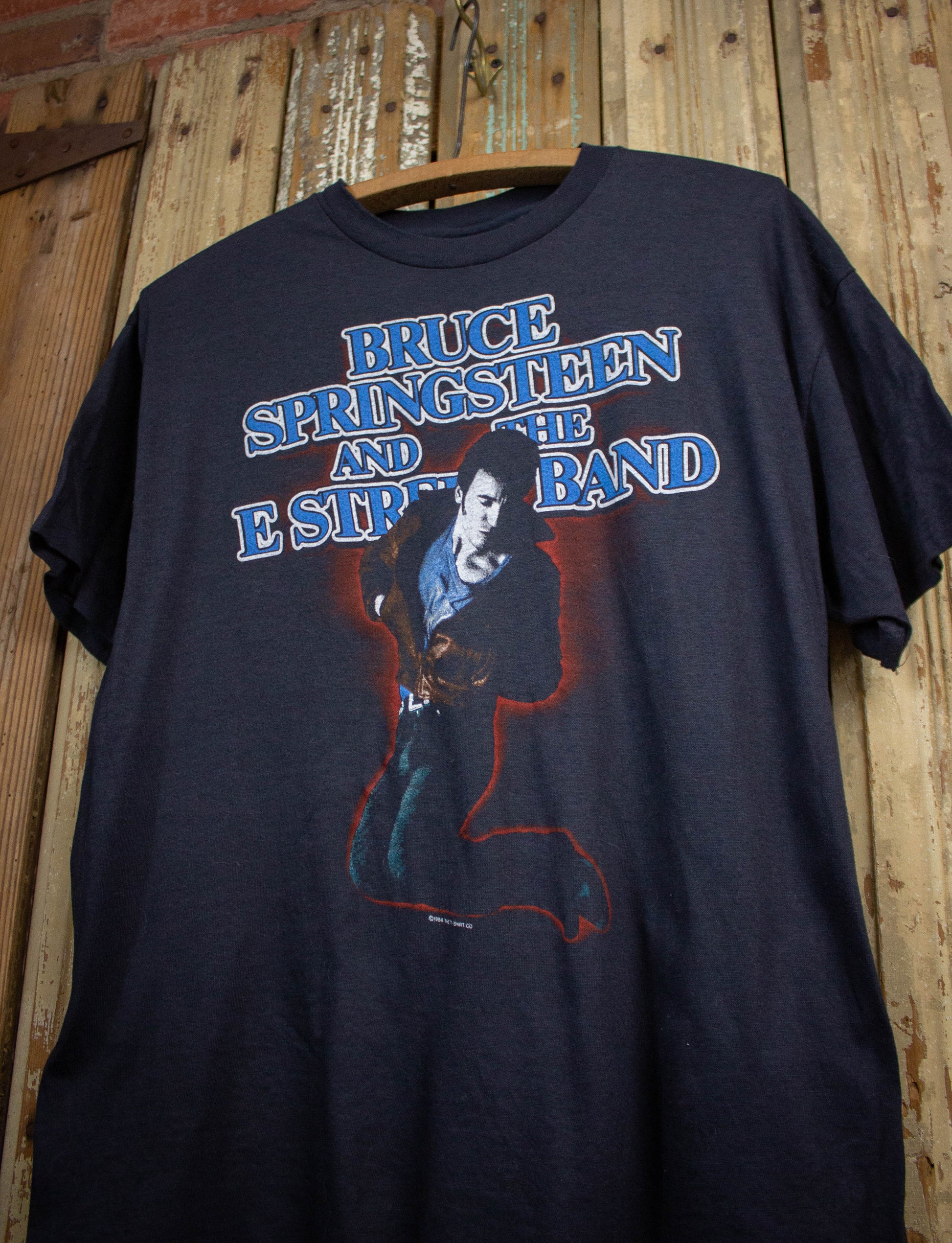 Vintage Bruce Springsteen Born In the USA Concert T Shirt 1984-85 Black Large