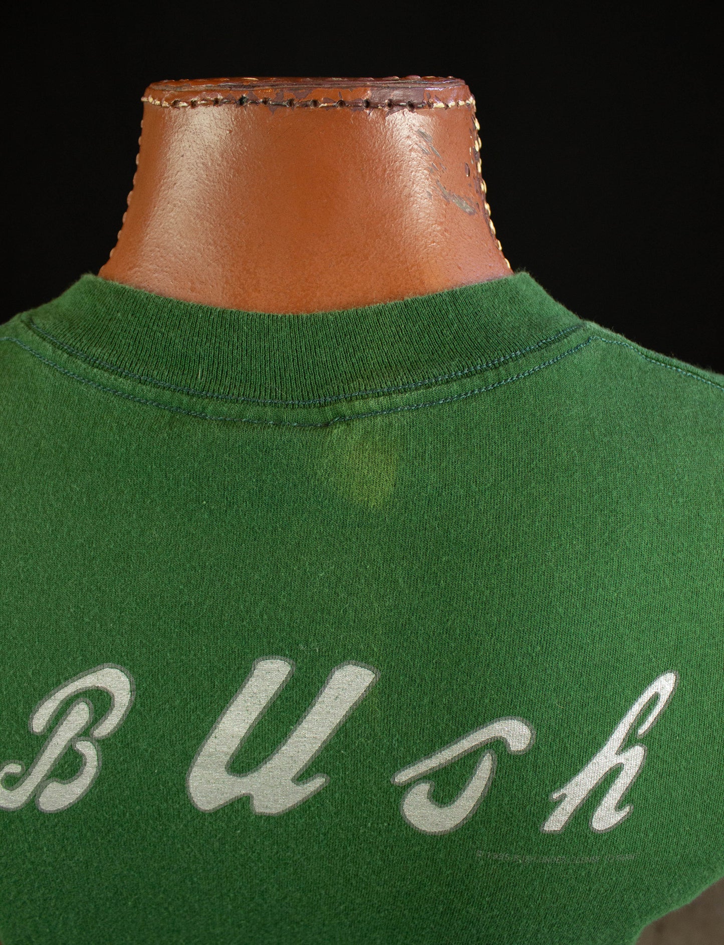 Vintage Bush Concert T Shirt 1996 Gavin Rossdale Photo Forest Green Large