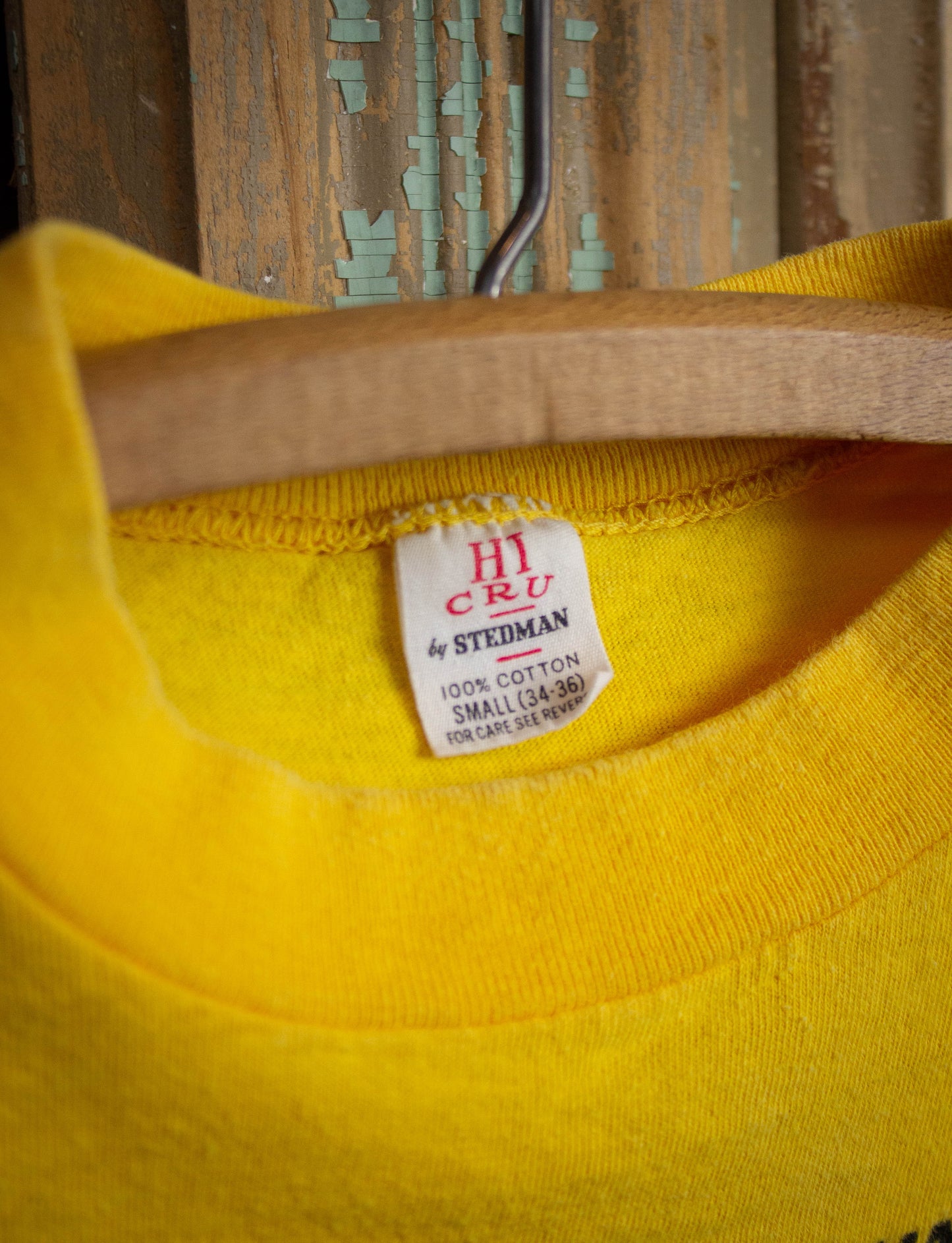 Vintage California Jam Concert T Shirt 1974 Yellow Small