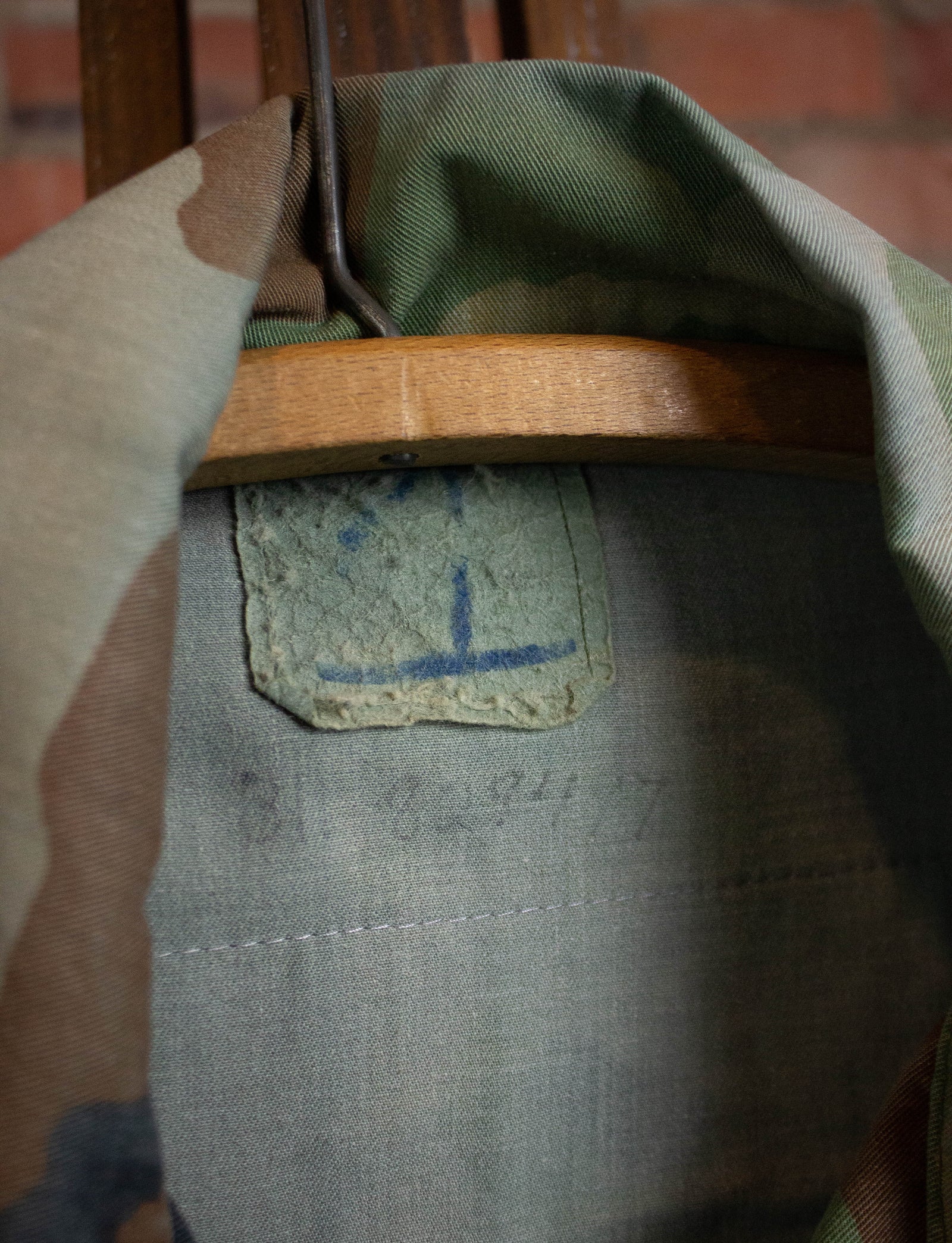 Vintage Camo Vest With Slayer Back Patch XL
