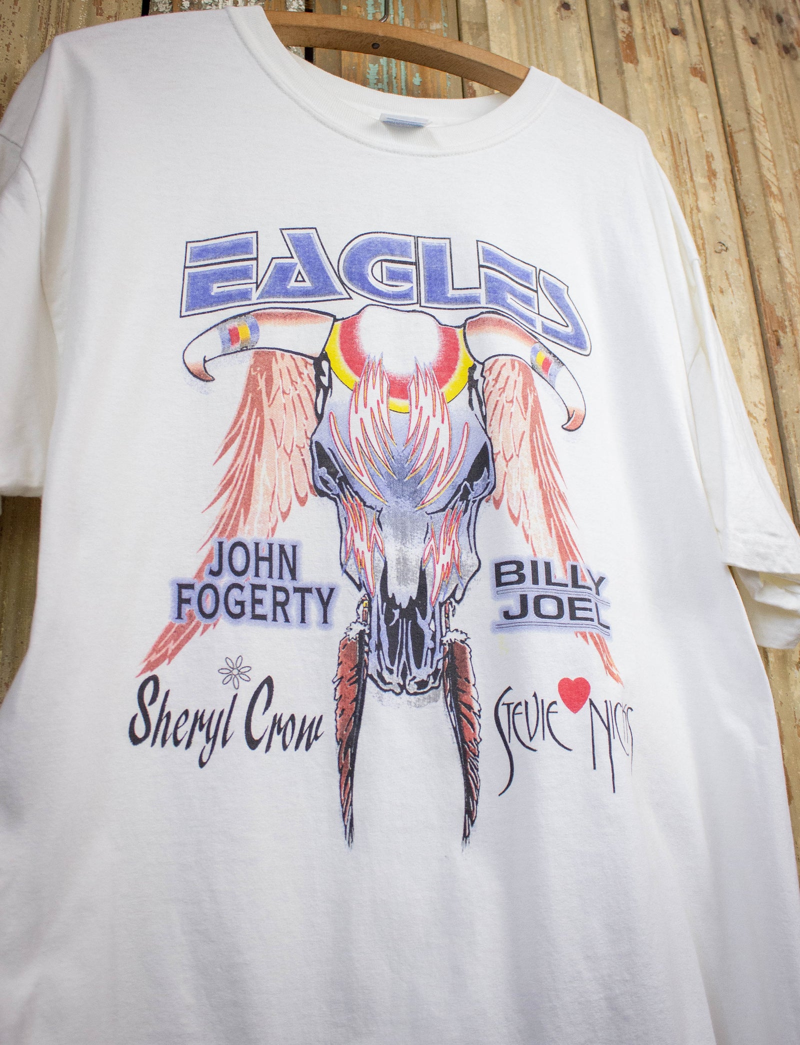 Vintage Eagles Concert For Artist's Rights Concert T Shirt 2002 White –  Black Shag Vintage