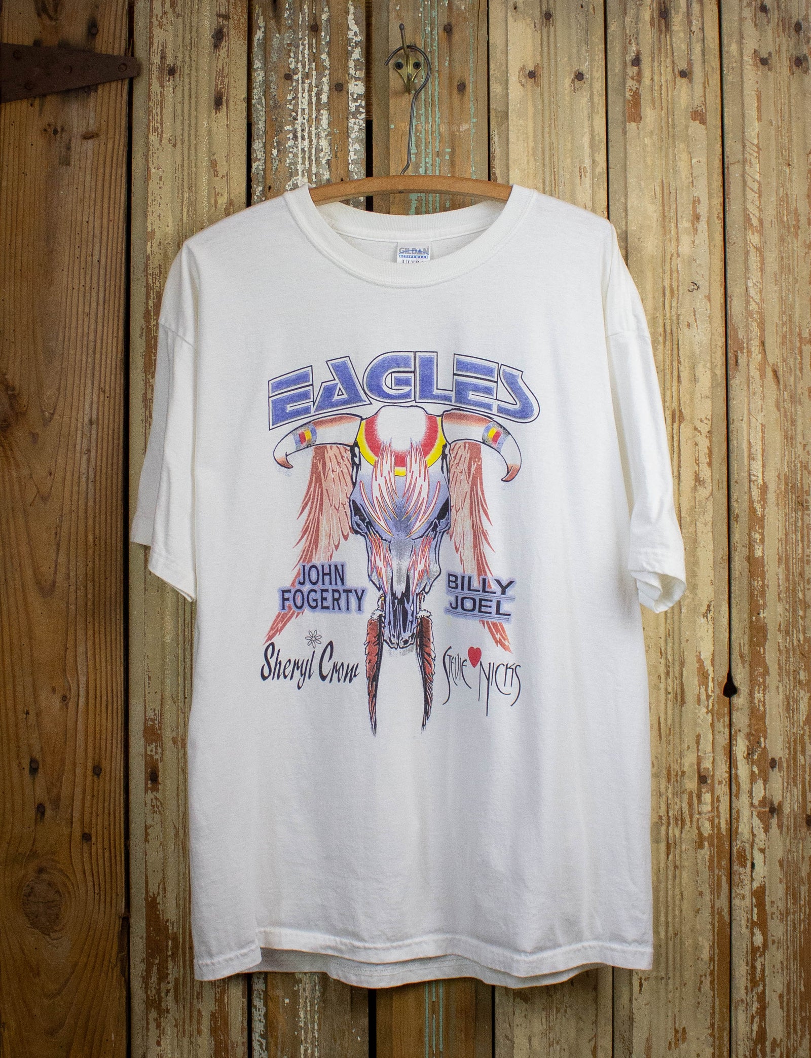 Vintage Eagles Concert For Artist's Rights Concert T Shirt 2002 White –  Black Shag Vintage