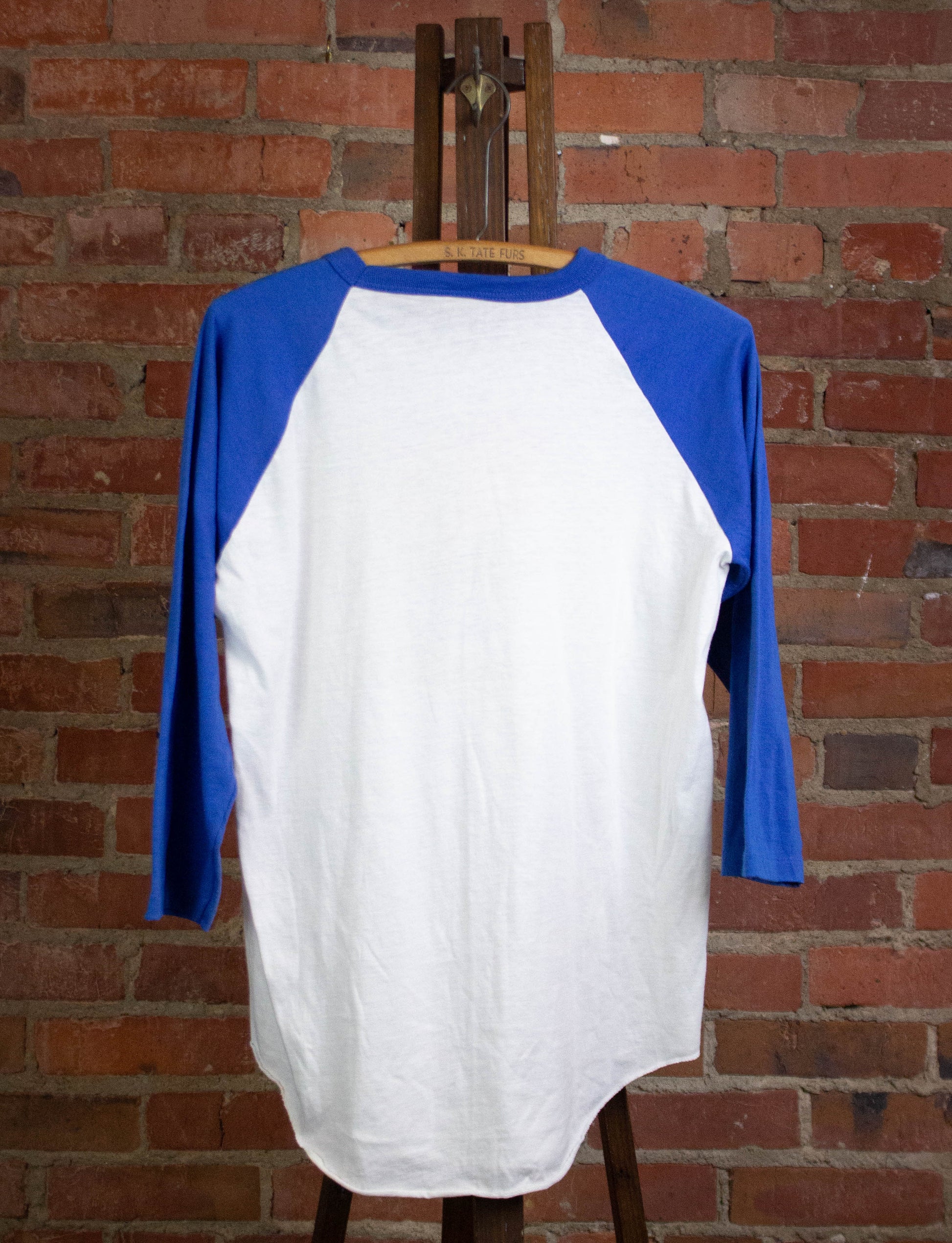 Vintage Conway Twitty 80s Twitty Bird Raglan Concert T Shirt White and Blue Large