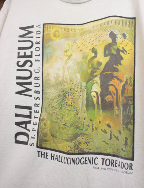 Vintage Salvador Dali Museum The Hallucinogenic Toreador Graphic Art T  Shirt White Large