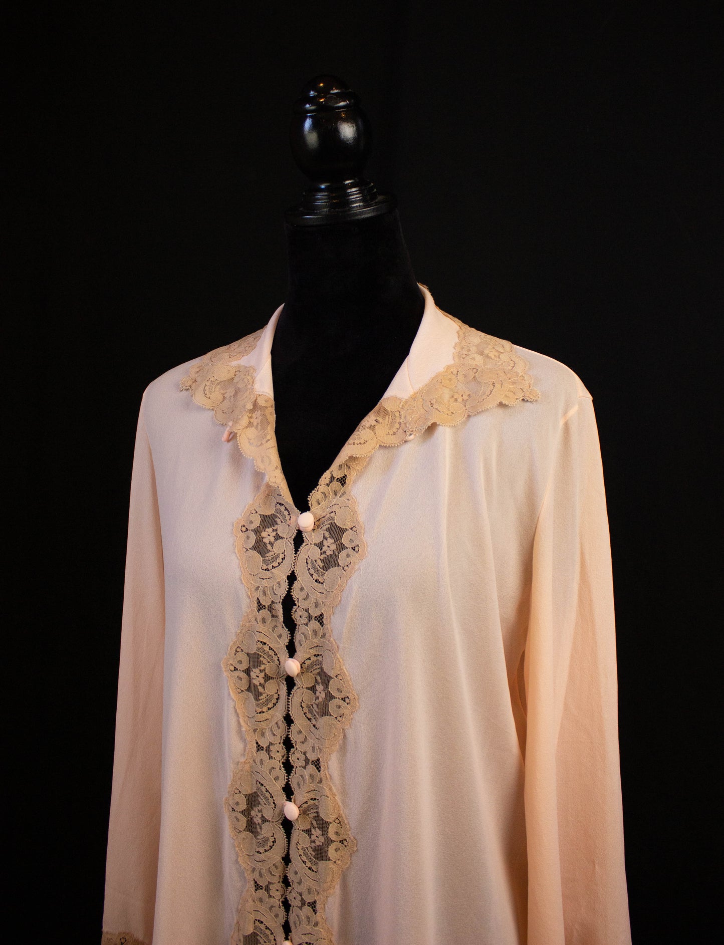 Vintage Emilio Pucci Sheer Long Night Gown 60s Medium