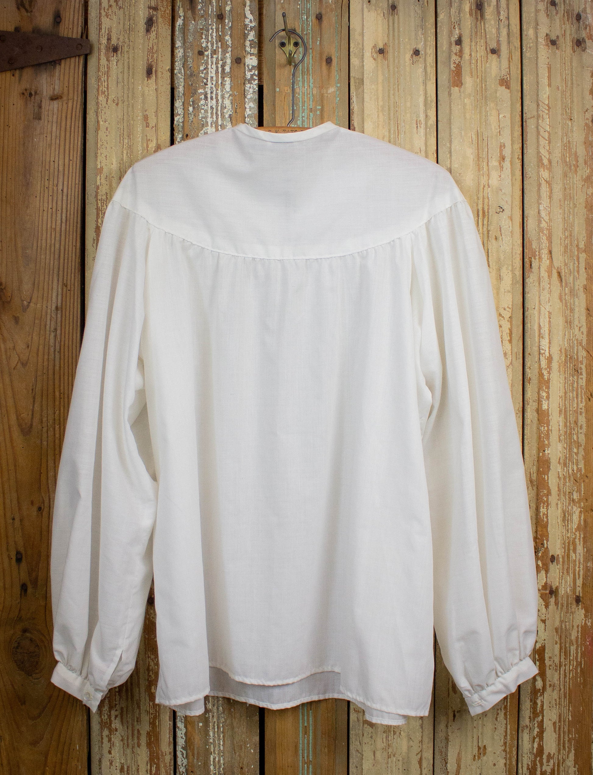 Vintage Ephemera Deadstock Puffy Shirt 60s White XL