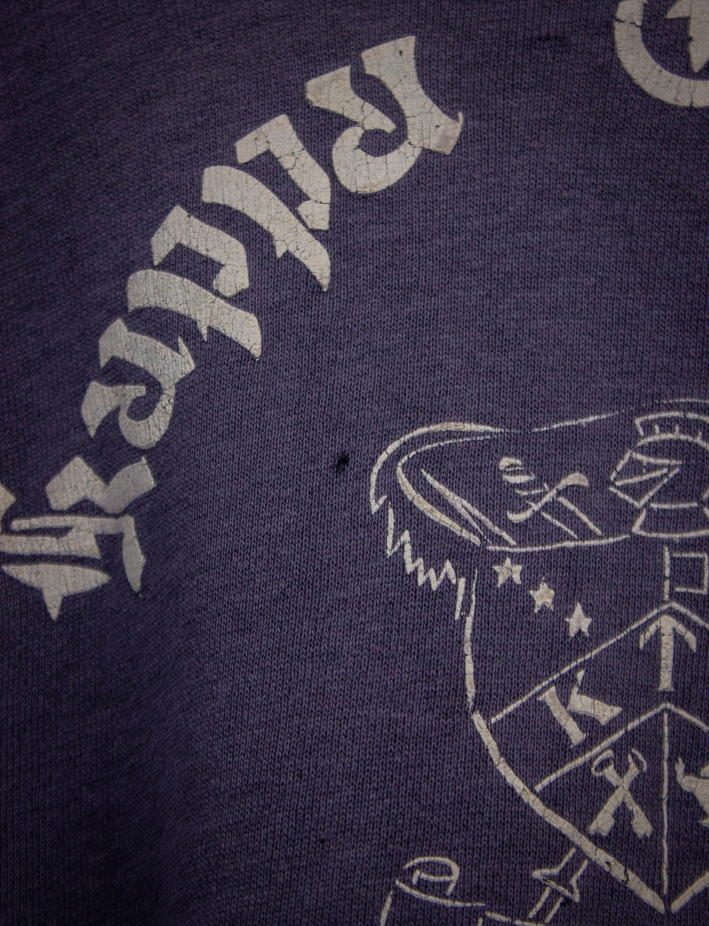 Vintage KTP Delta Chapter Fraternity Graphic Sweatshirt 50s Blue Large