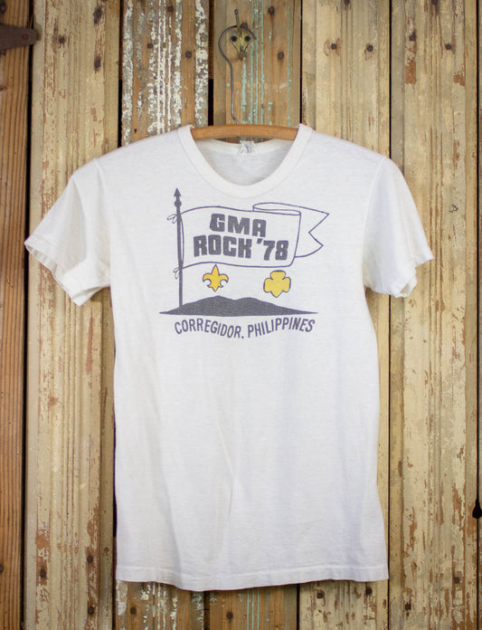 Vintage GMA Rock Concert T Shirt 1978 White XS