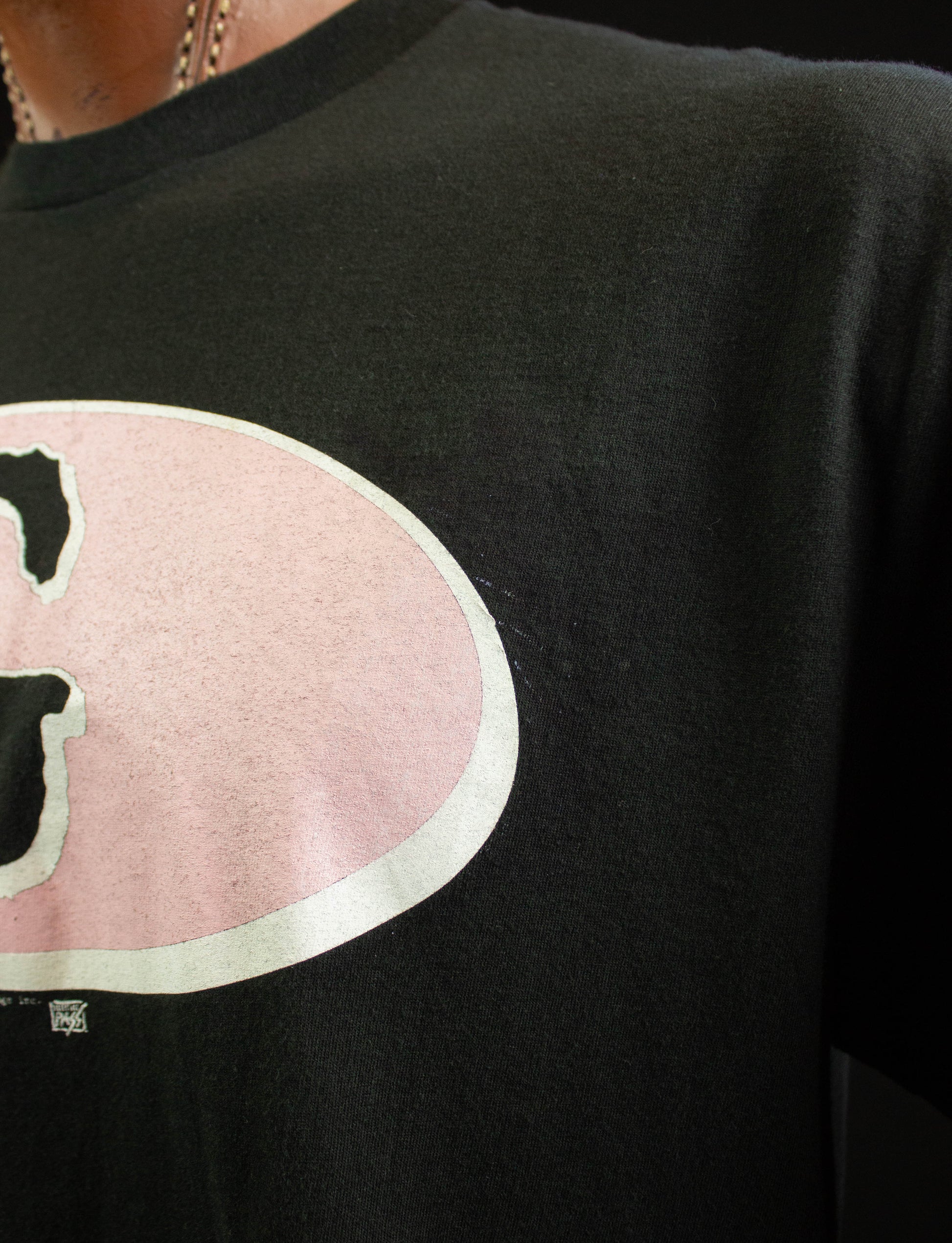 Vintage Garbage Concert T Shirt 90s G Oval Logo Black and Pink XL