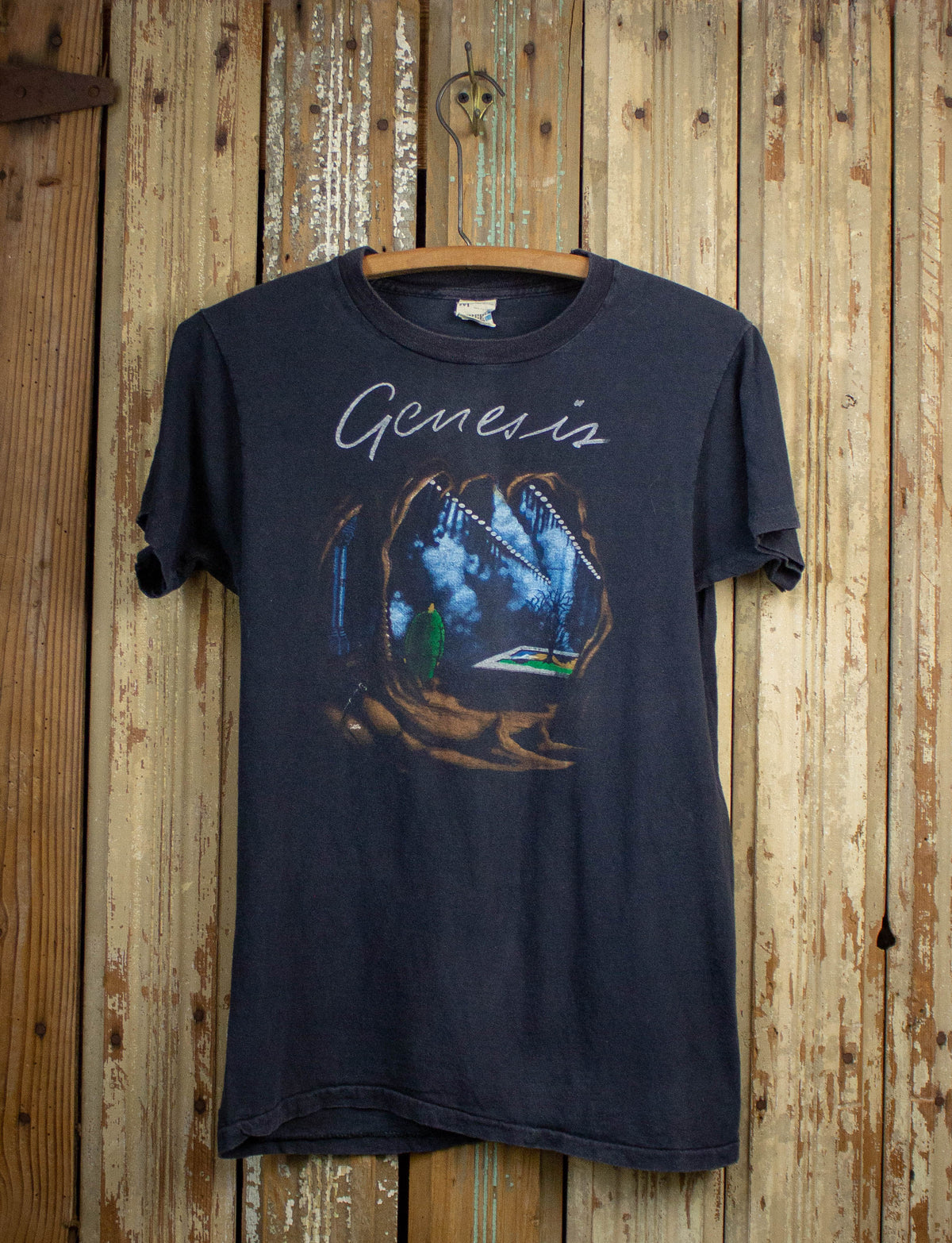 Vintage Genesis Concert T Shirt 80s Black Small – Black Shag Vintage