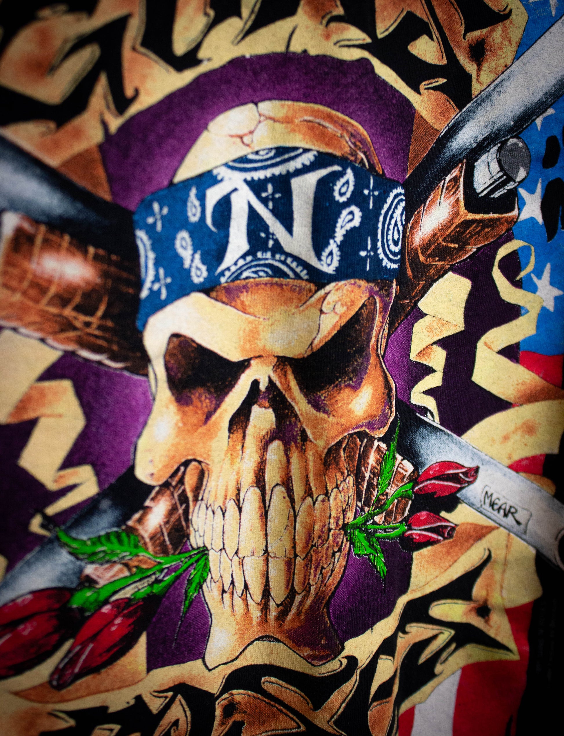 Official Guns N' Roses 'Faded Skull' T-Shirt | Band Tee, Black Cotton Shirt