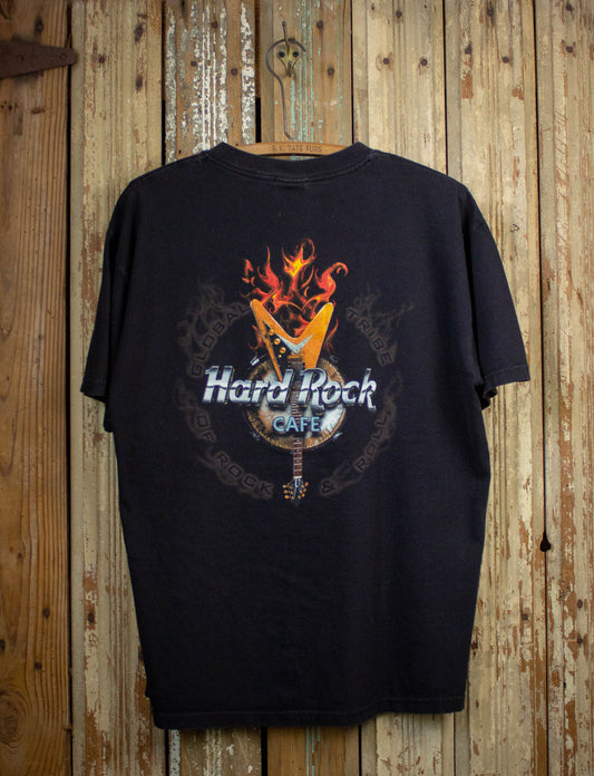 Vintage Hard Rock Cafe Las Vegas Graphic T Shirt Black Large
