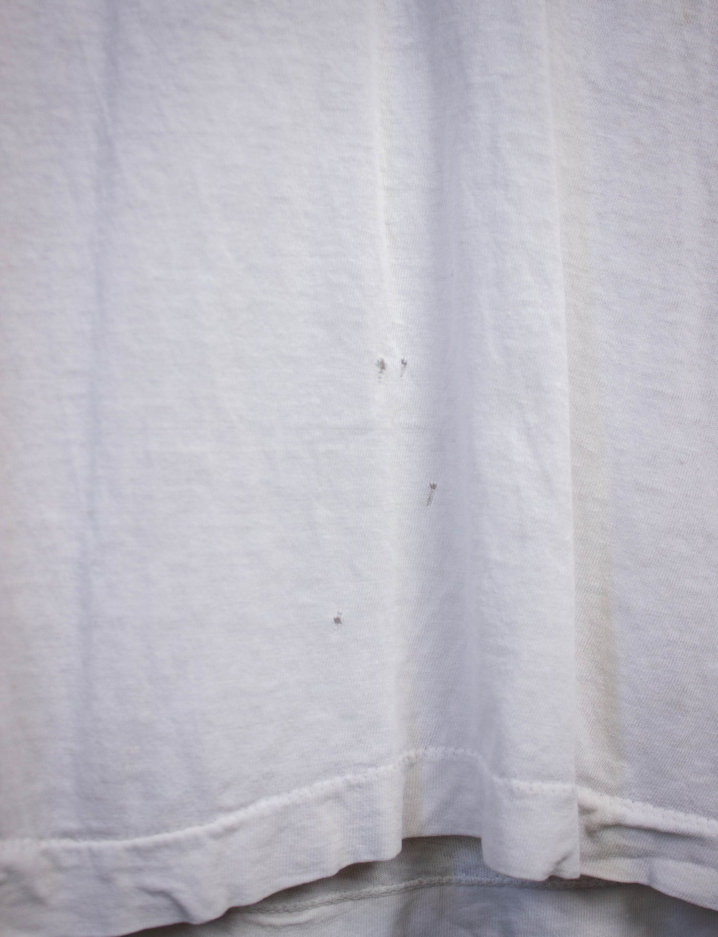 Vintage Iggy Pop Cut Off Concert T Shirt 80s White Large