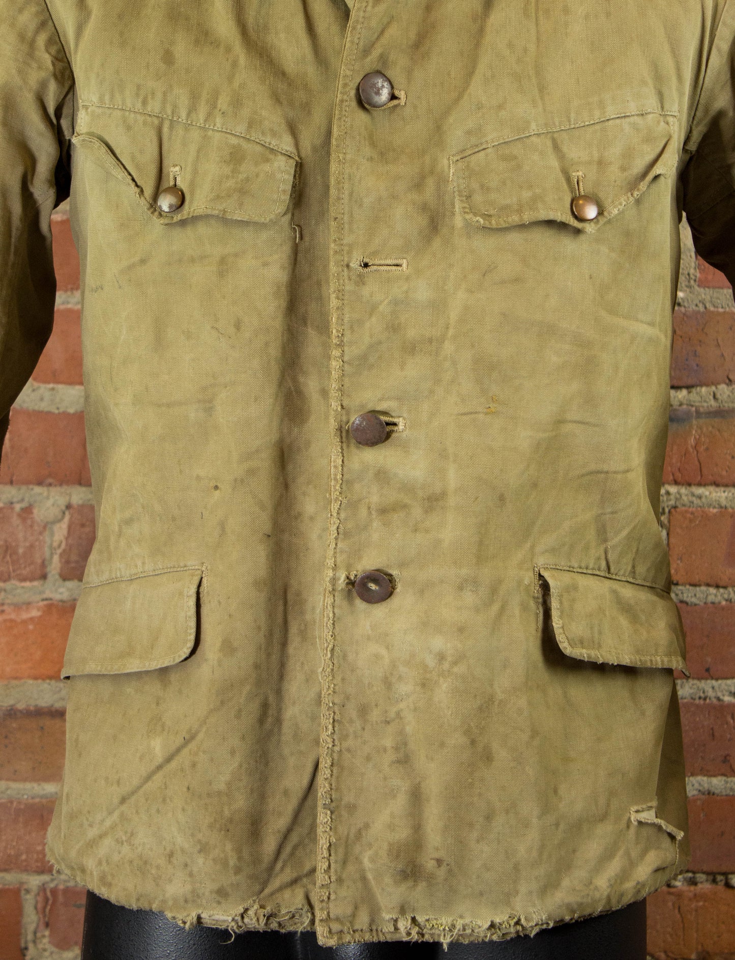 Vintage Japanese Workwear Jacket Unisex Small