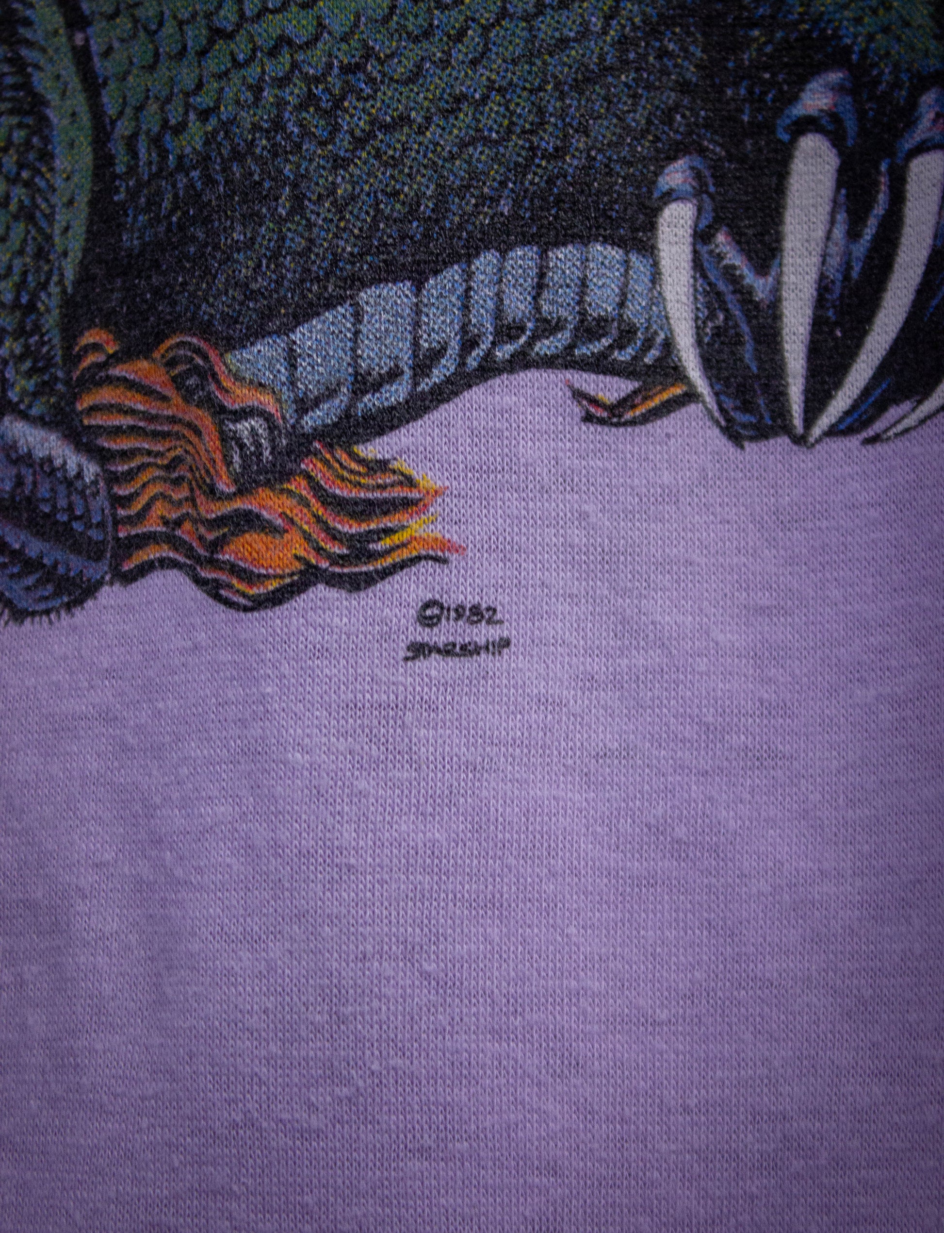 Vintage Jefferson Starship Concert Muscle Shirt 1984 Purple Small