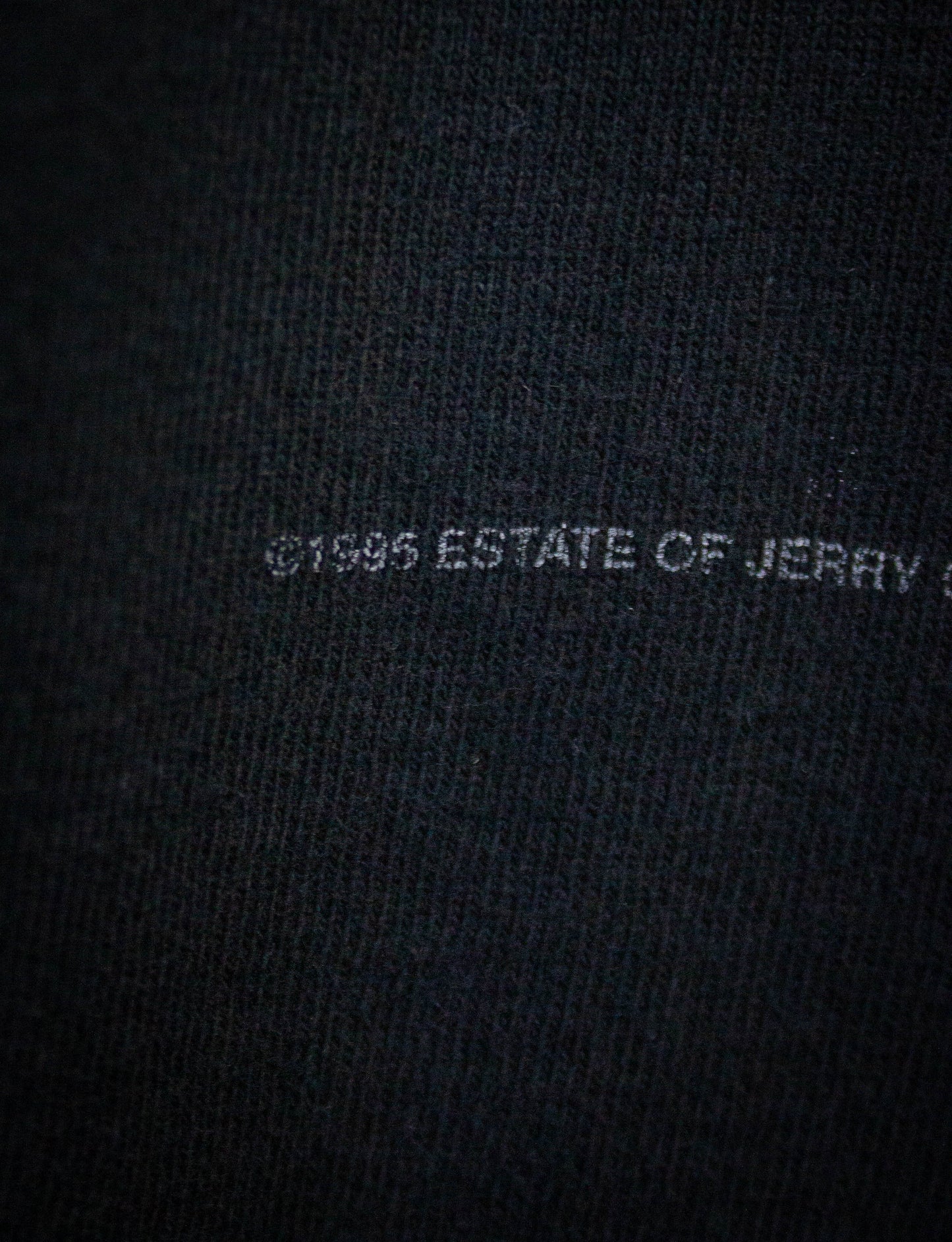 Vintage Jerry Garcia Four Winds Tribute T Shirt 1996 Black XL