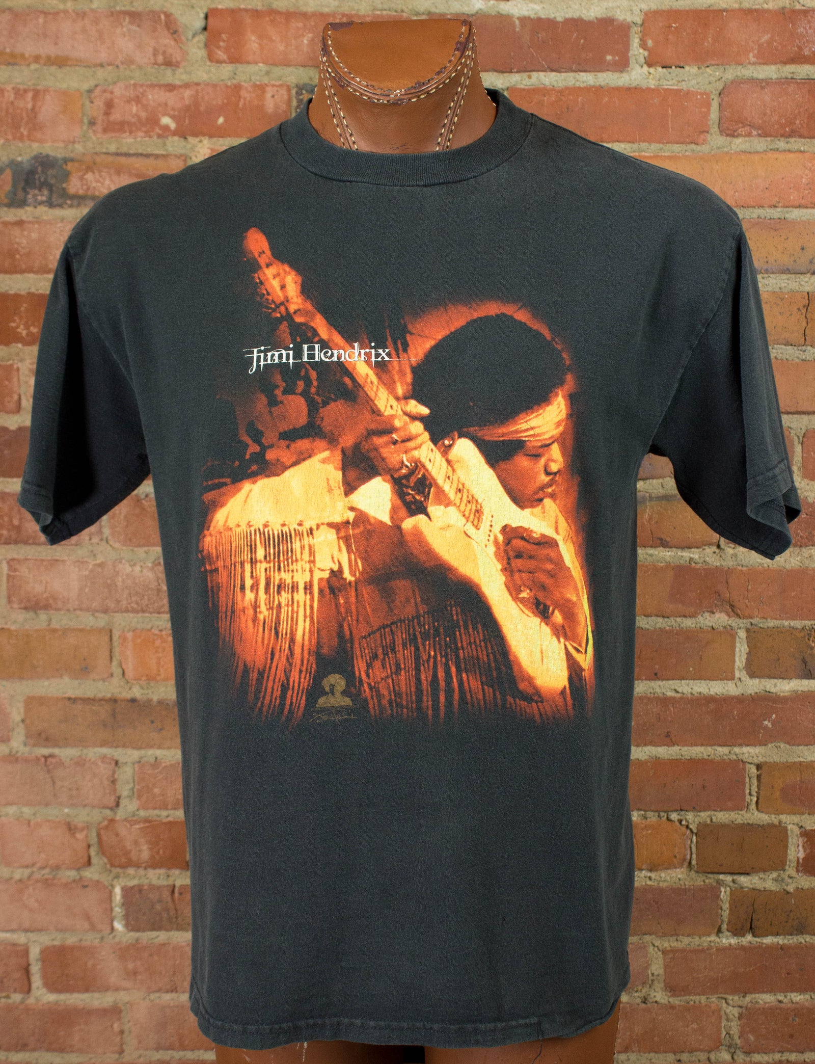 Vintage Jimi Hendrix Concert T Shirt 1999 Live At Woodstock Black Large/XL