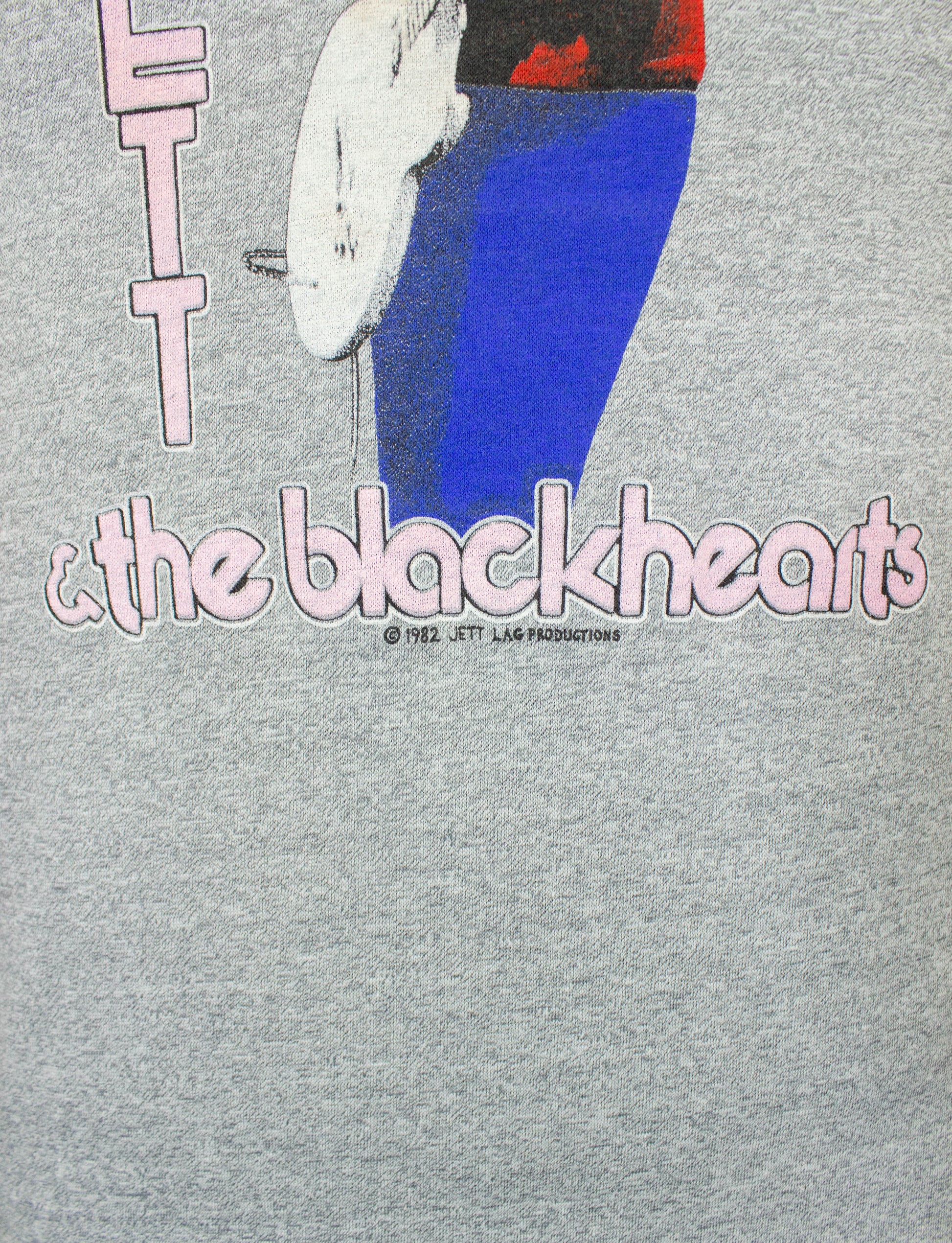 Vintage Joan Jett and the Blackhearts 1982 I Love Rock N Roll US Tour Raglan Jersey Medium