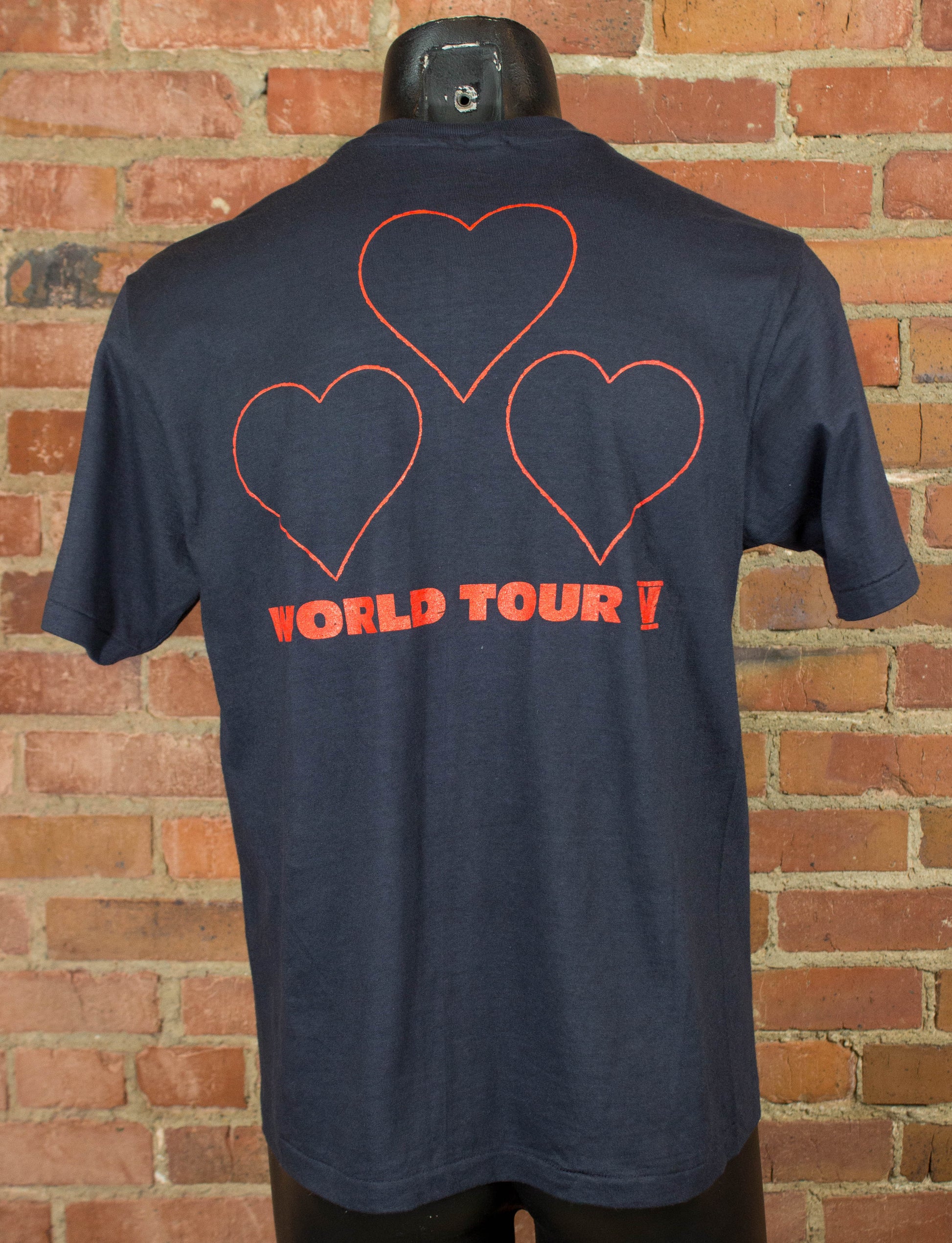 Vintage Joan Jett and the Blackhearts Concert T Shirt 1986 World Tour V Black Medium