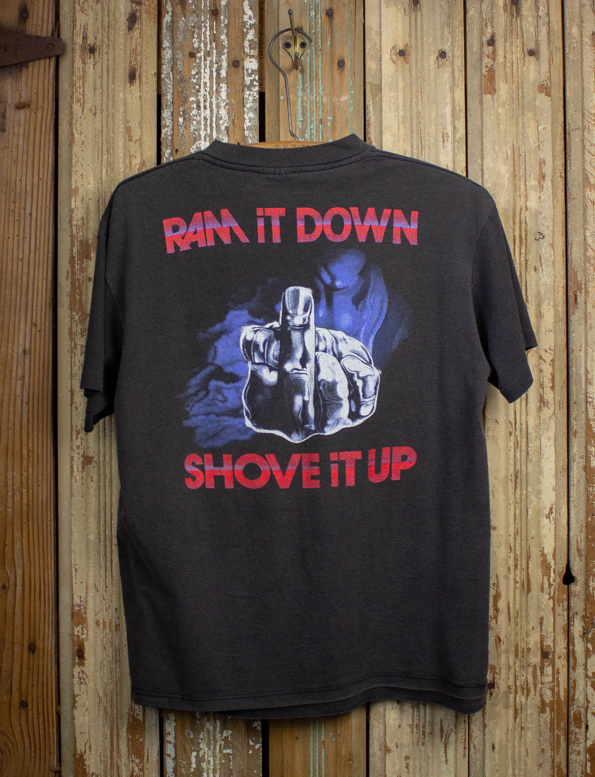 Vintage Judas Priest Ram It Down Concert T Shirt 1989 Black Large