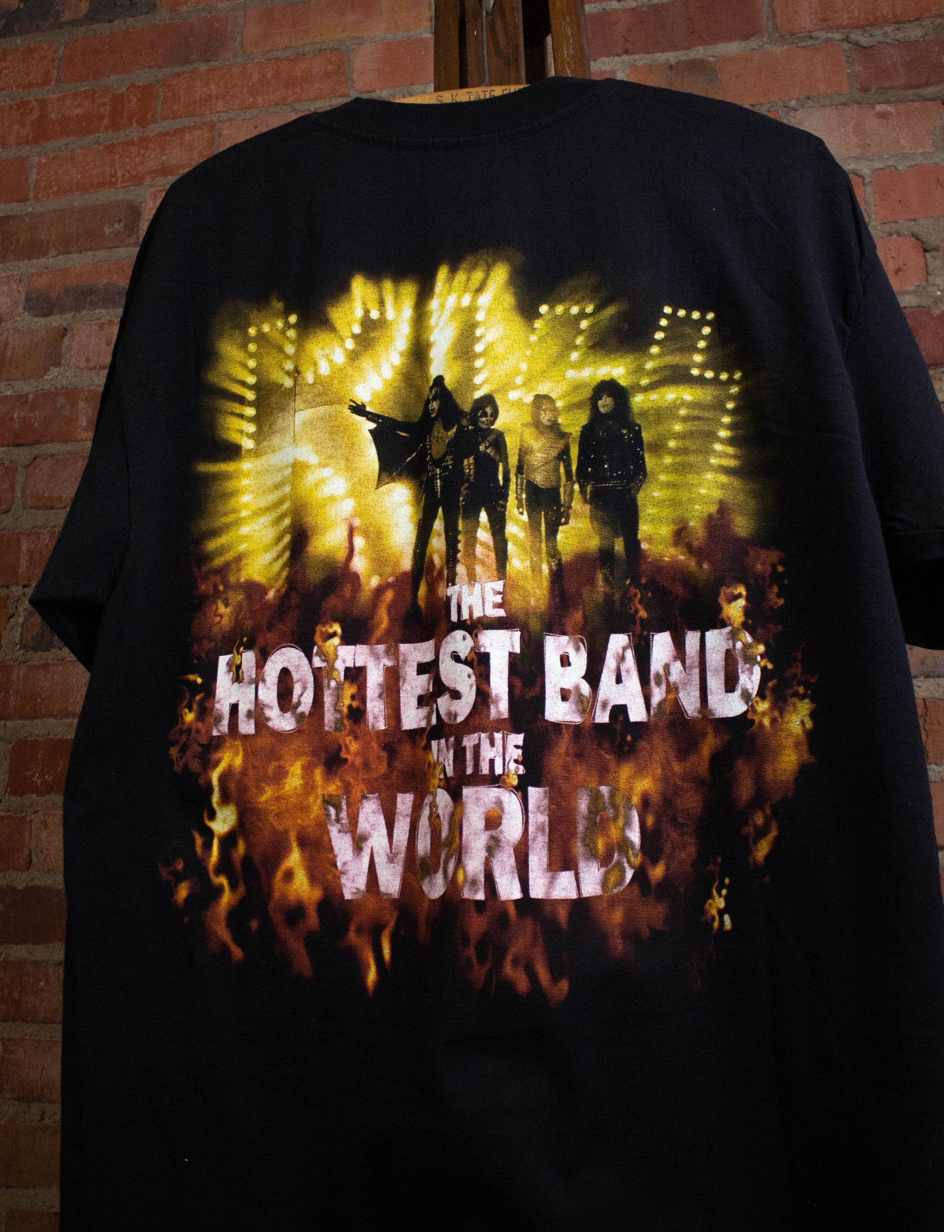 Vintage KISS Alive Worldwide Hottest Band Concert T Shirt 1996-1997 Black XL