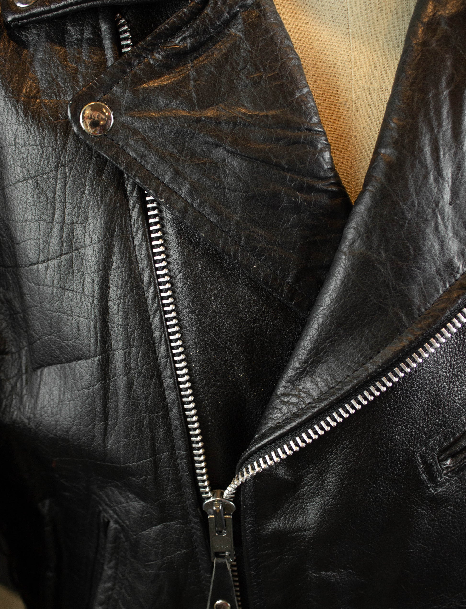 Vintage Harley Davidson Leather Biker Hat with Pins 70s/80s Black – Black  Shag Vintage