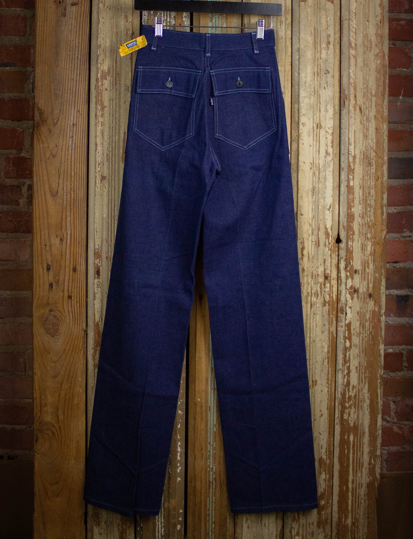 Vintage Levi's Deadstock Carpenter Denim Jeans 1978 Dark Wash 24x34