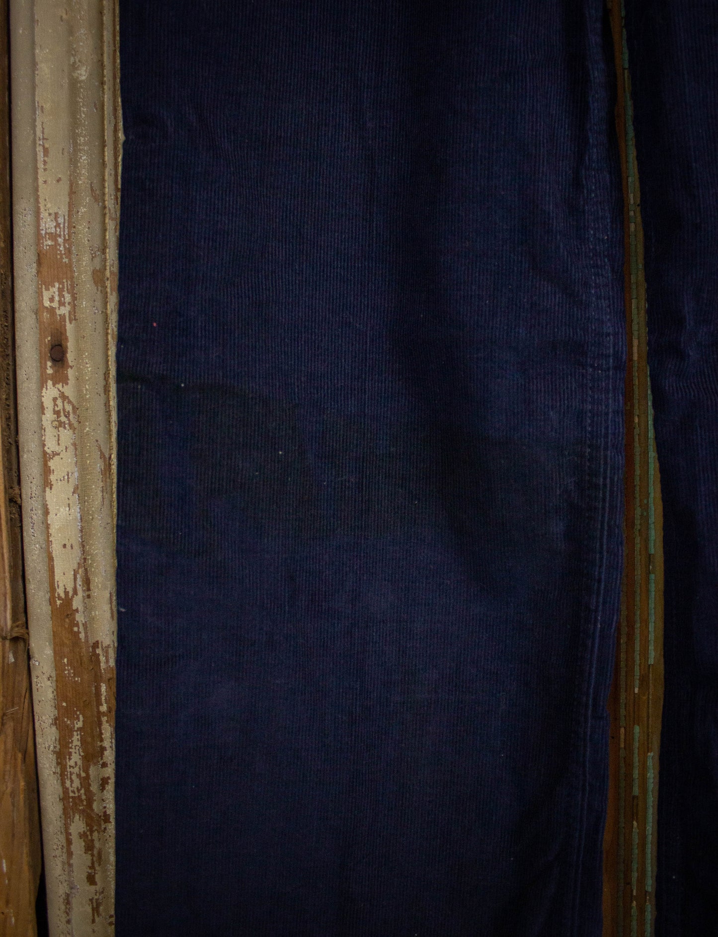Vintage Levi's Deadstock Corduroy Pants 70s Navy Blue 26x32