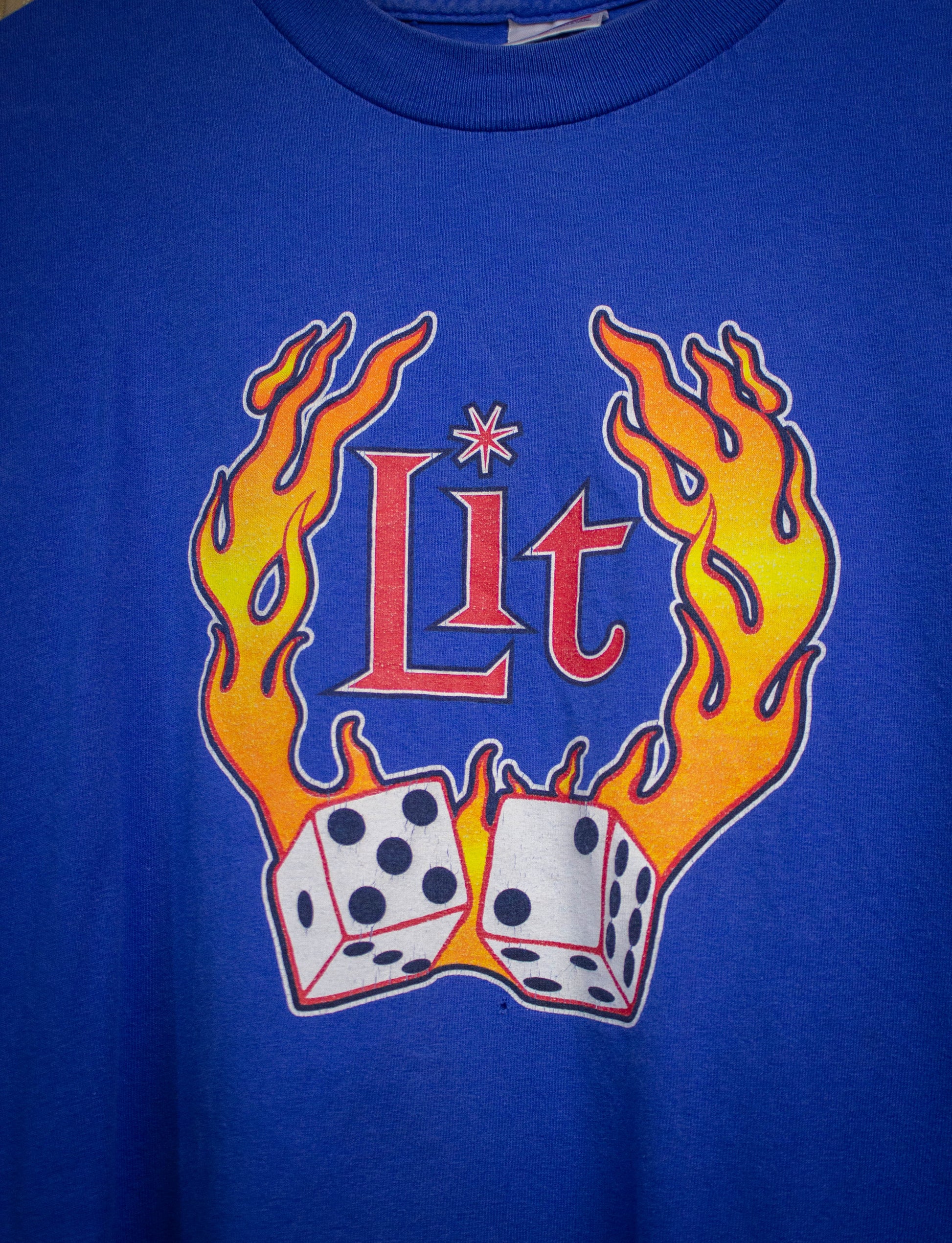 Vintage Lit North American Tour Concert T Shirt 90s Blue XL