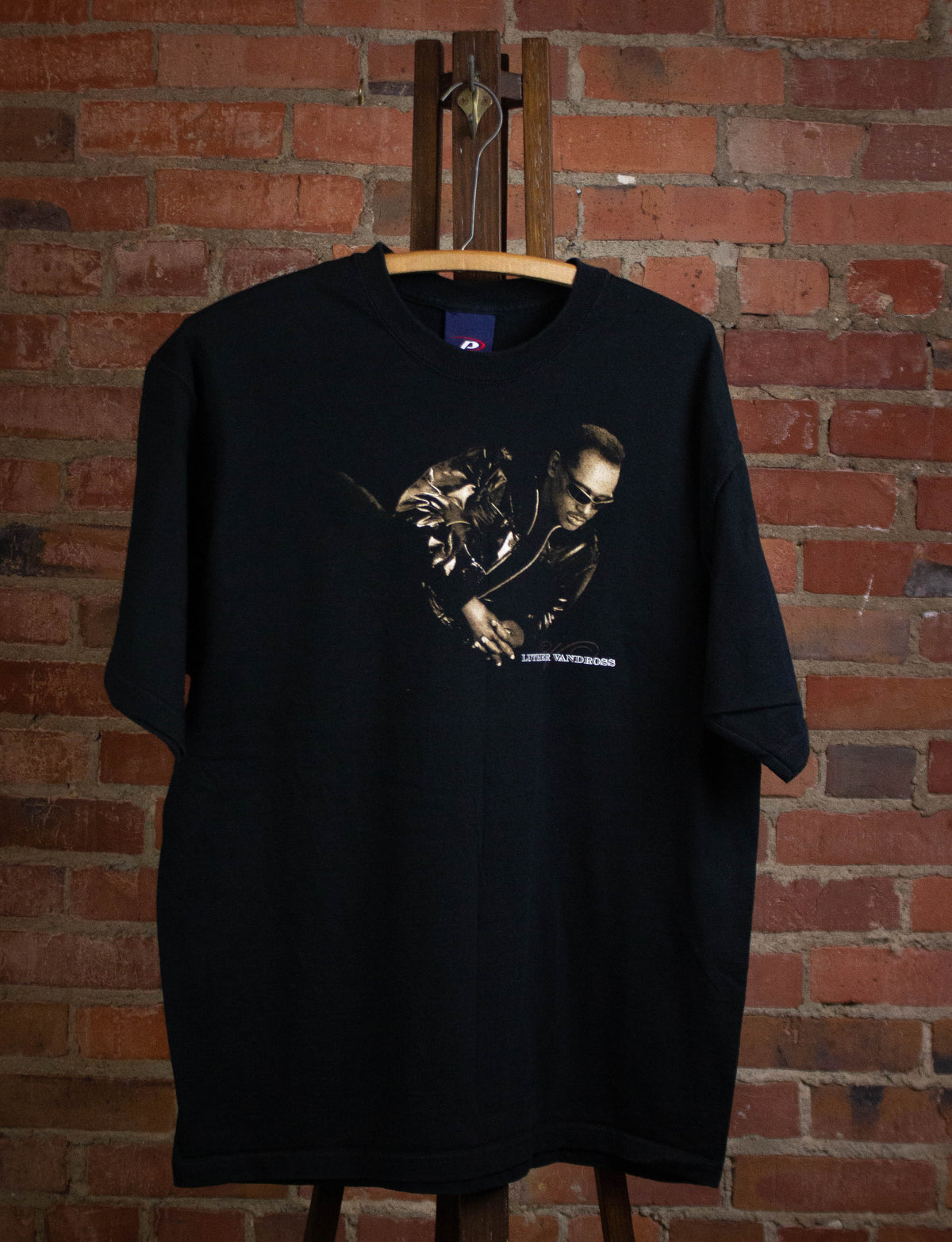 Vintage Luther Vandross Concert T Shirt 90s Black Large – Black 