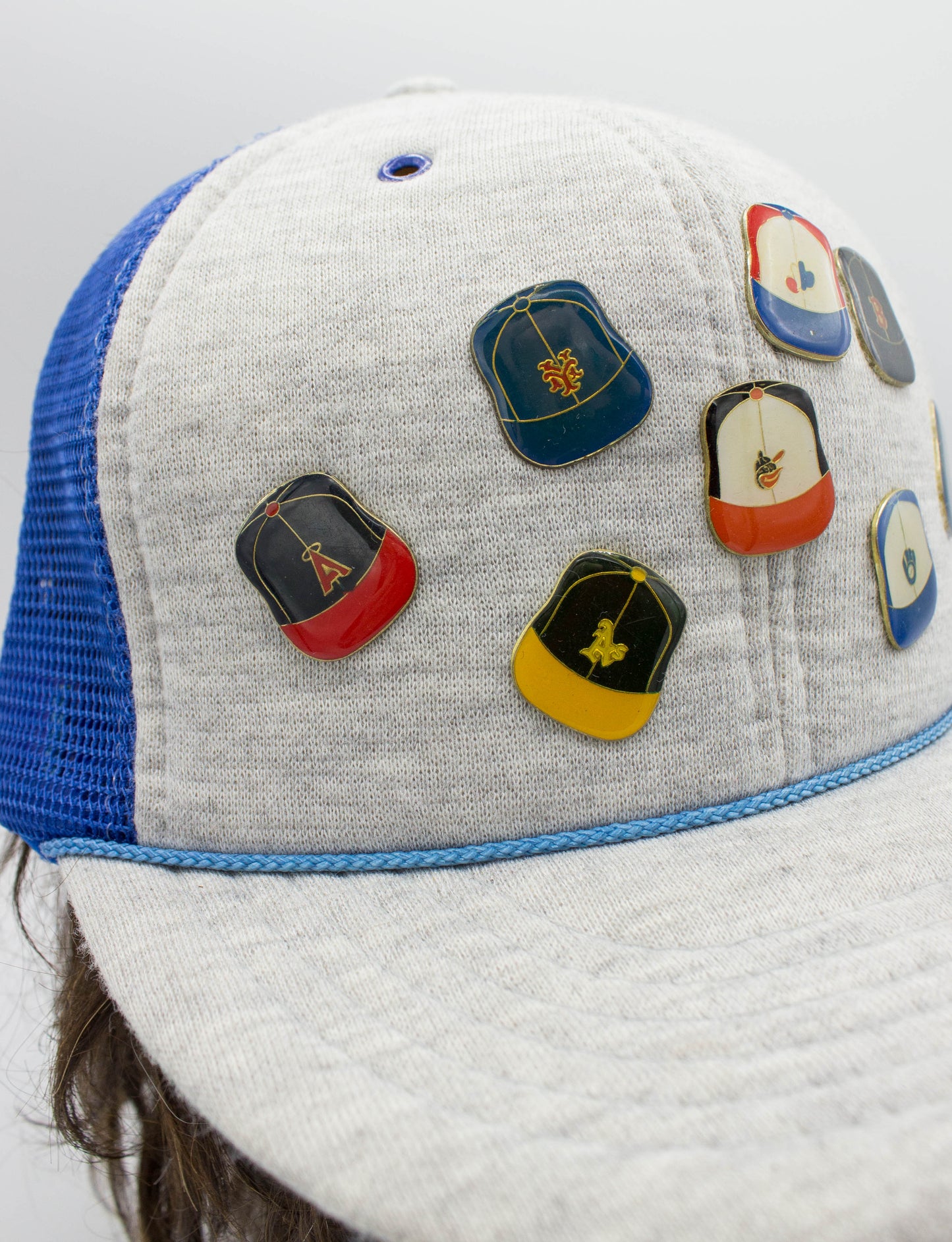 Vintage Major League Baseball Cap Enamel Pins