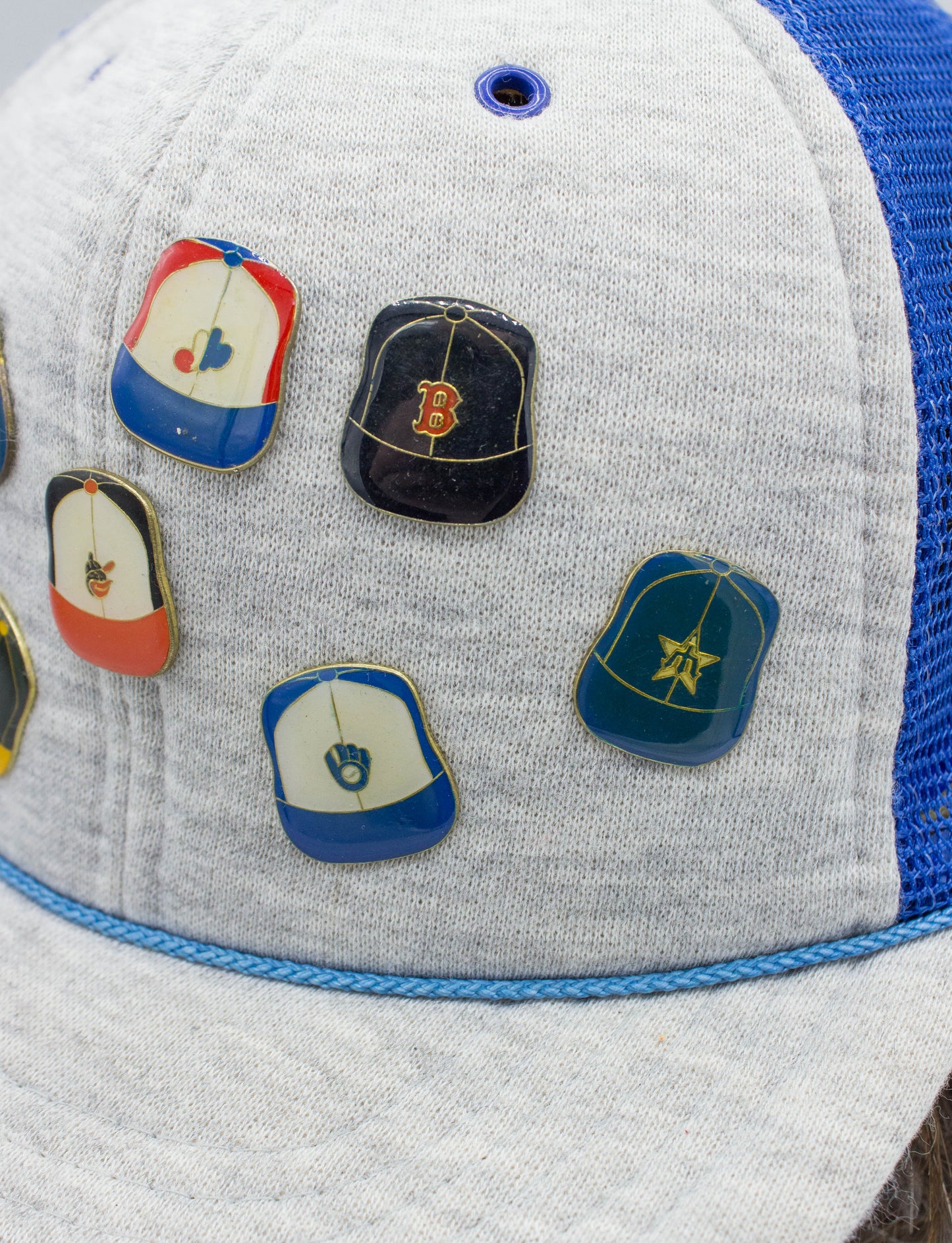 Vintage Major League Baseball Cap Enamel Pins
