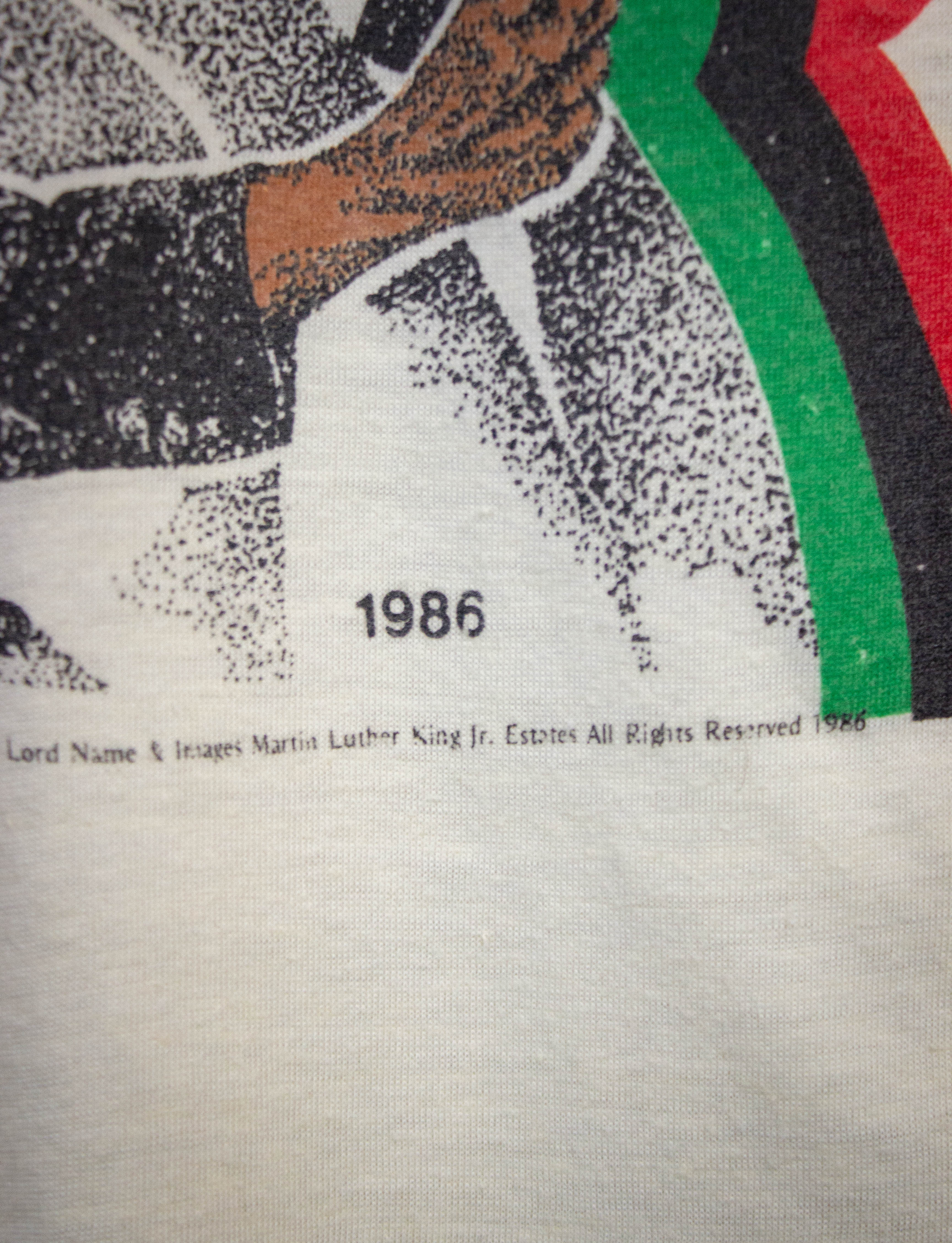 Vintage Martin Luther King Jr. I Have A Dream Graphic T Shirt 1986