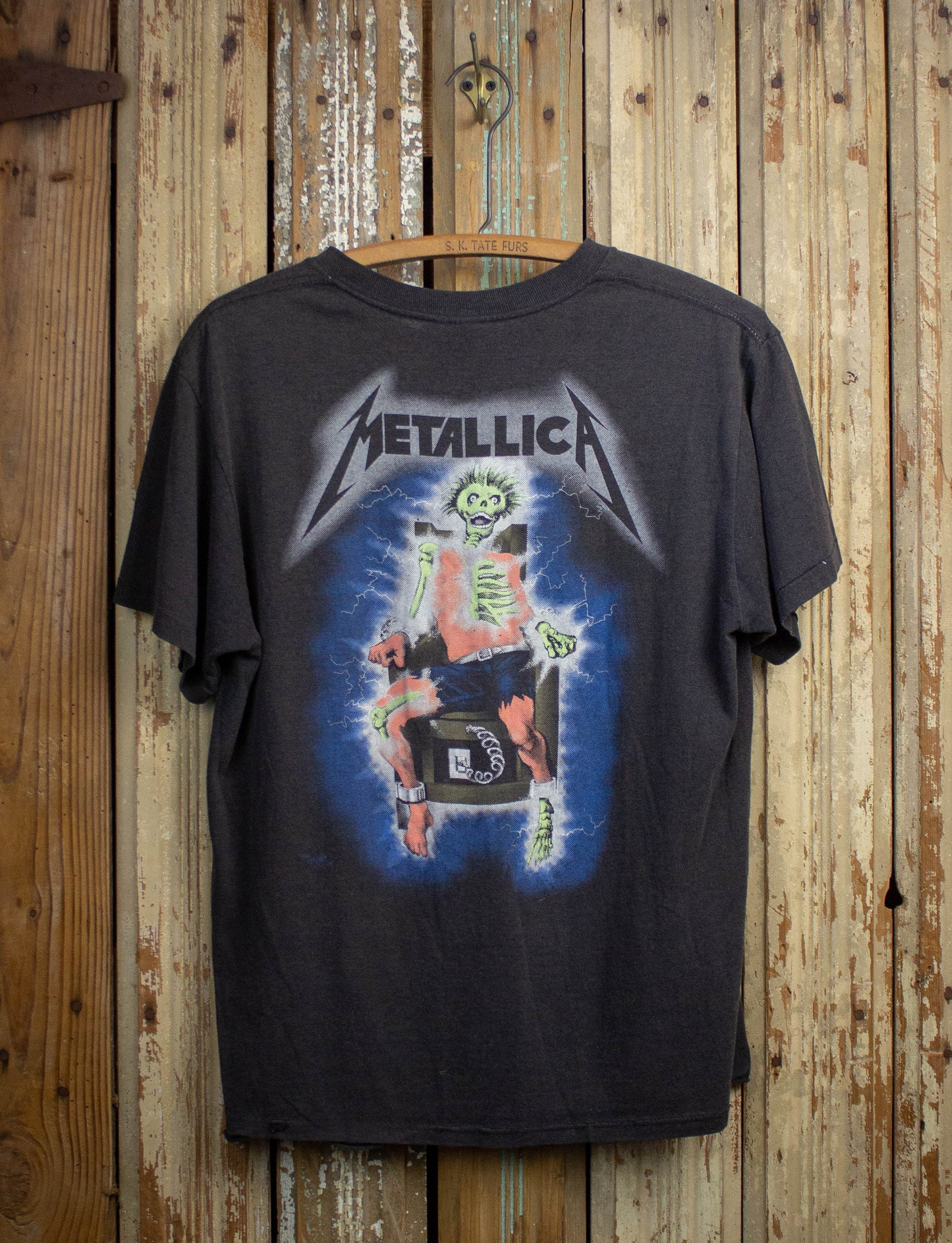 Vintage Metallica Metal Up Your Ass Concert T Shirt 1985 Black Large