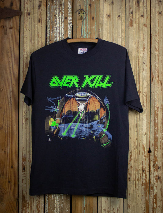 Vintage Over Kill Under The Influence Tour Concert T Shirt 1988 Black Large