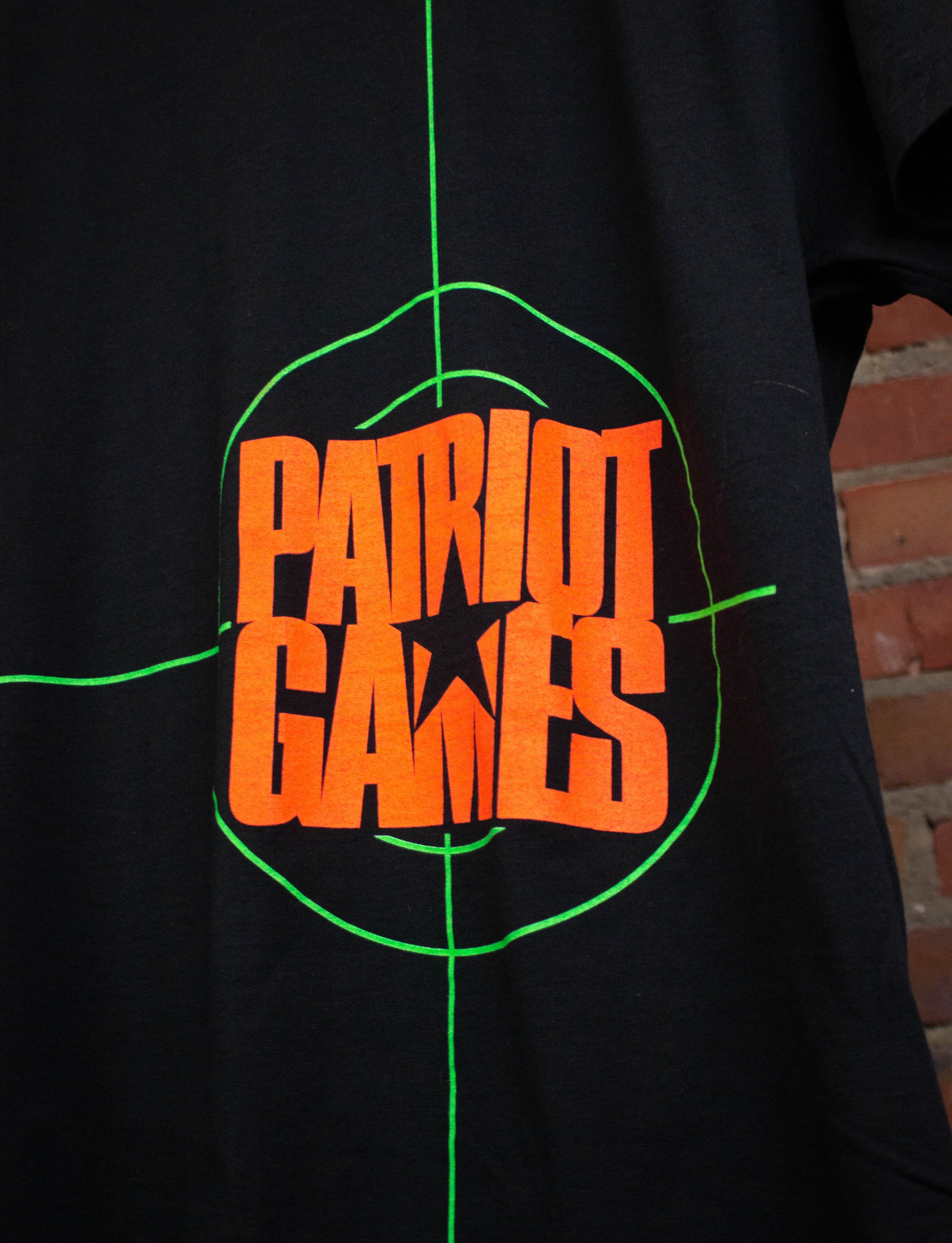 Vintage Patriot Games Movie Promo Graphic T Shirt 90s Black XL ...