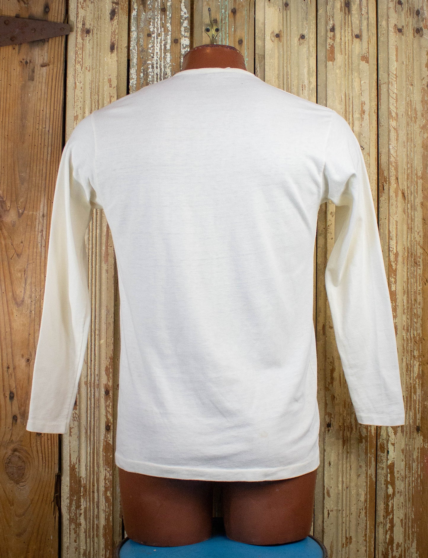 Vintage Rod Stewart Atlantic Crossing Long Sleeve Concert T Shirt 1975 White Large