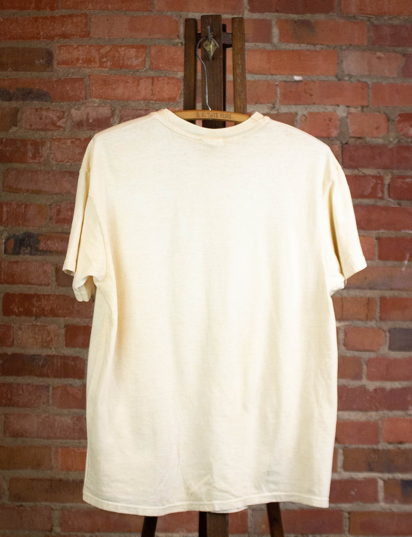 Vintage Scarlet 80s Concert T Shirt Cream White Large-XL