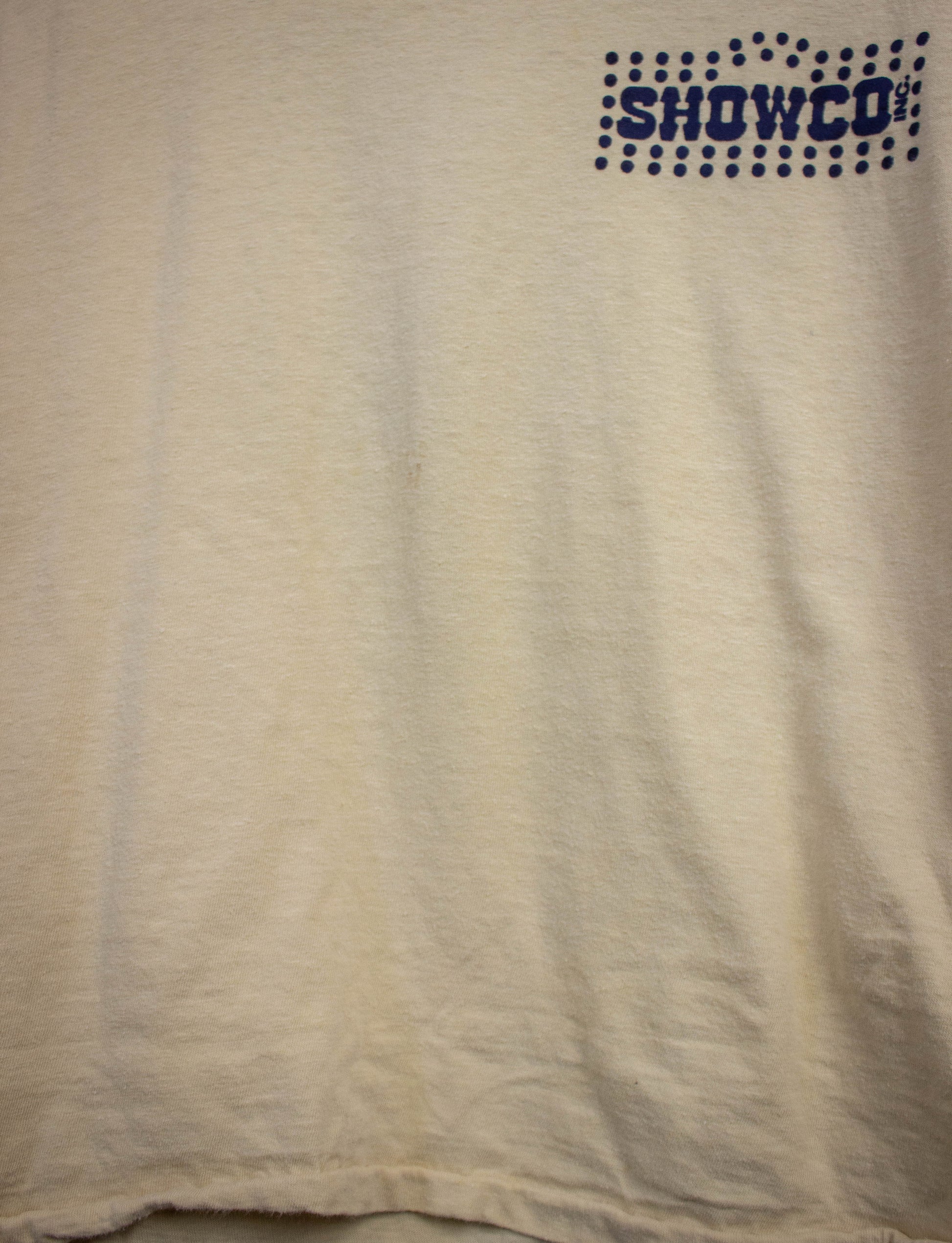 Vintage Showco The Who Concert T Shirt 1980 Tan Small-Medium