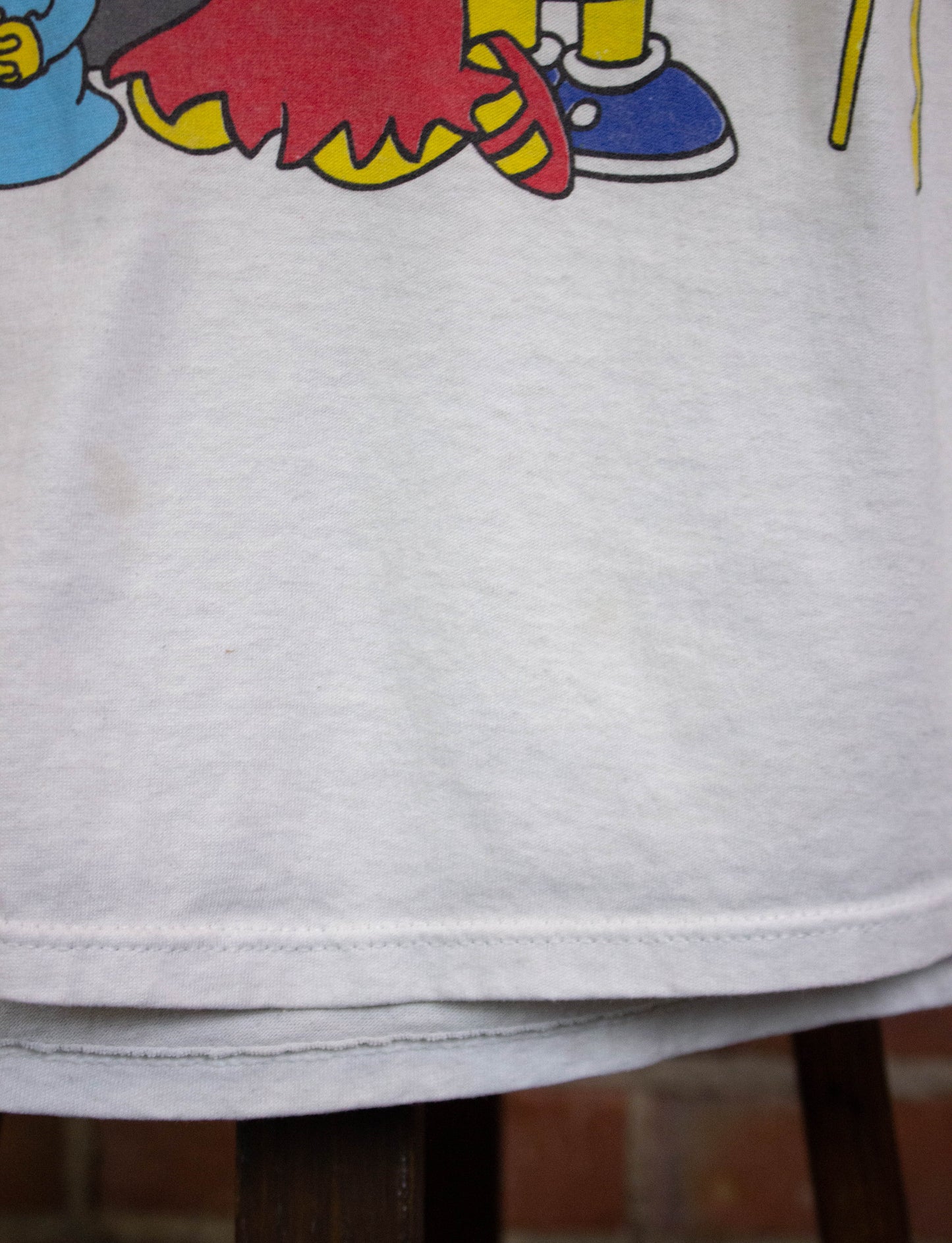 Vintage Simpsons 1989 Say Cheese Graphic T Shirt White Large