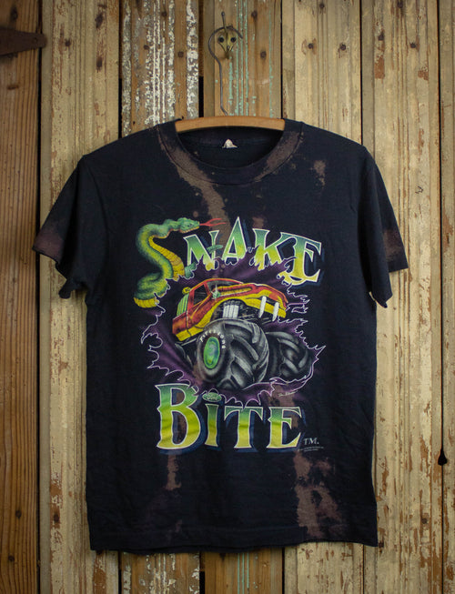 Vintage Snake Bite Monster Truck Graphic T Shirt 1993 by Dead End Career Club Small