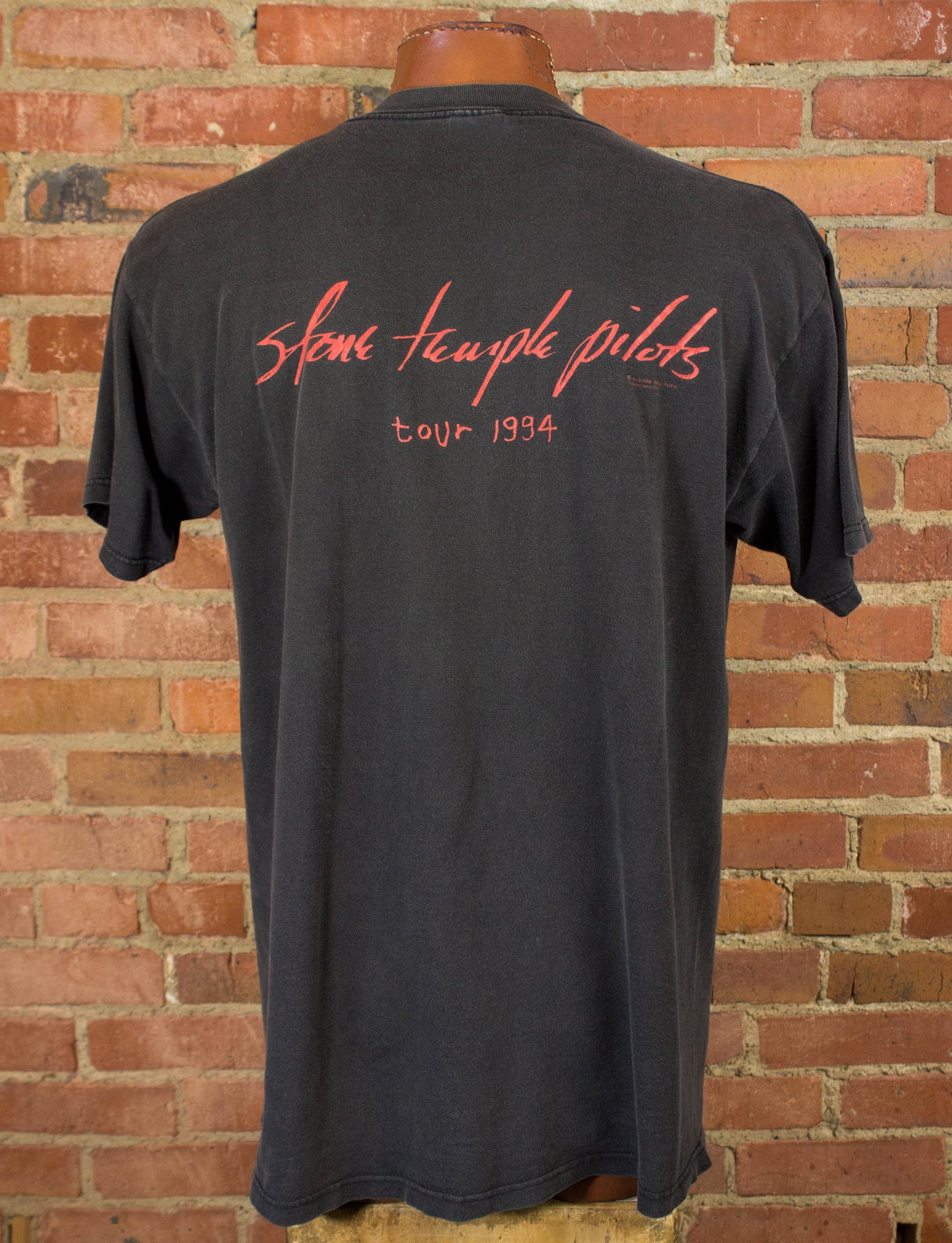 Vintage Stone Temple Pilots Concert T Shirt 1994 Purple Tour Black XL