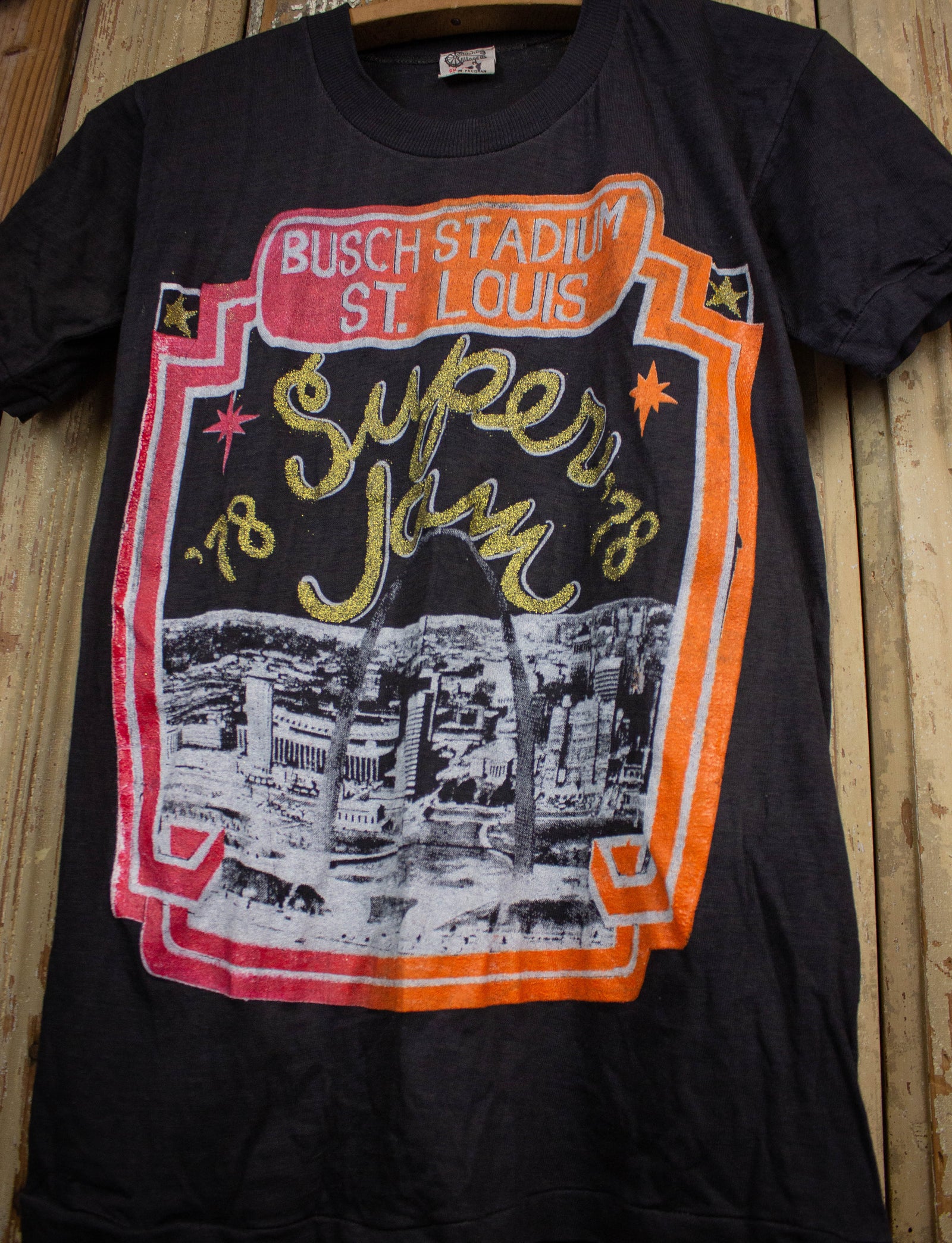 Vintage Super Jam Parking Lot Bootleg Concert T Shirt 1978 Black XS – Black  Shag Vintage