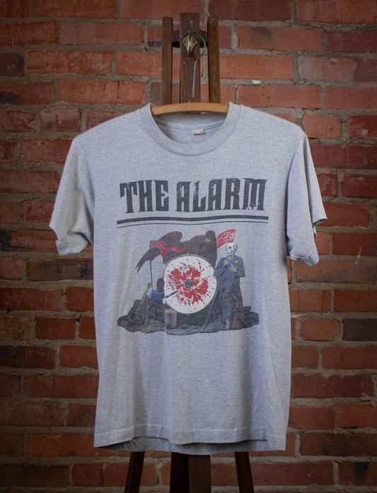 Vintage The Alarm Marching Across America Concert T Shirt 1984 Gray Small