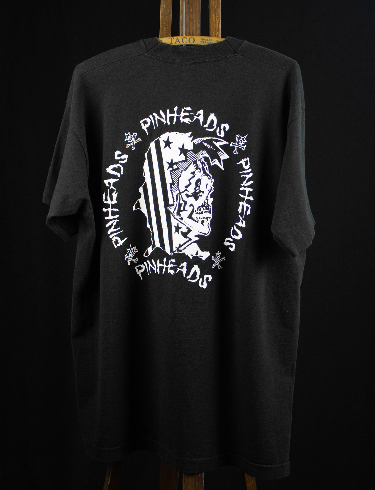 Vintage The Pinheads Concert T Shirt 90s New York Punk Black and 