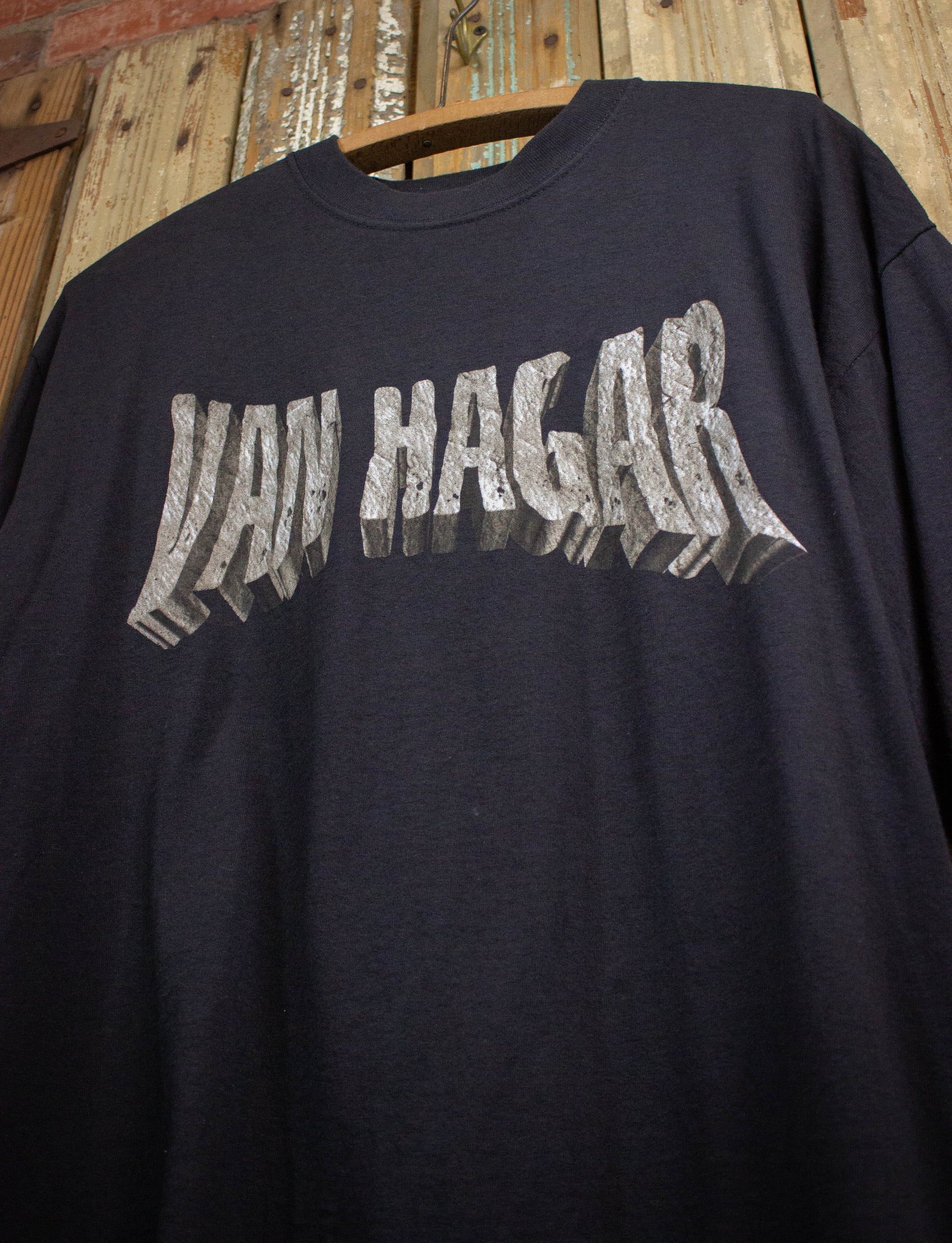 Vintage Van Hagar Concert T Shirt 2002 Black Large