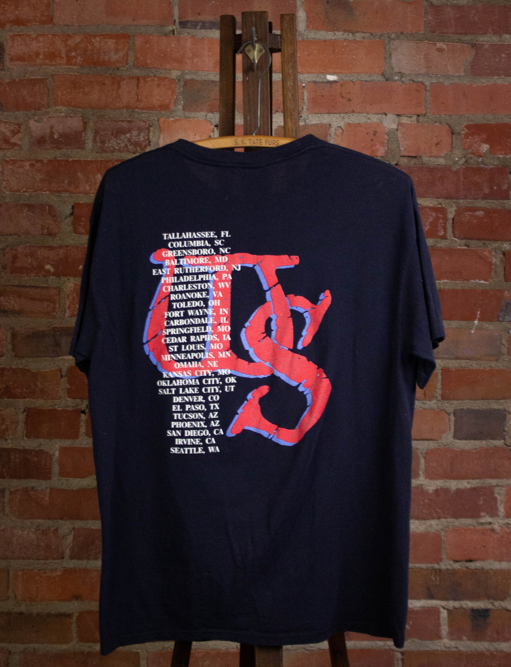 Vintage Whitesnake 1990 Tour Concert T Shirt Black Large