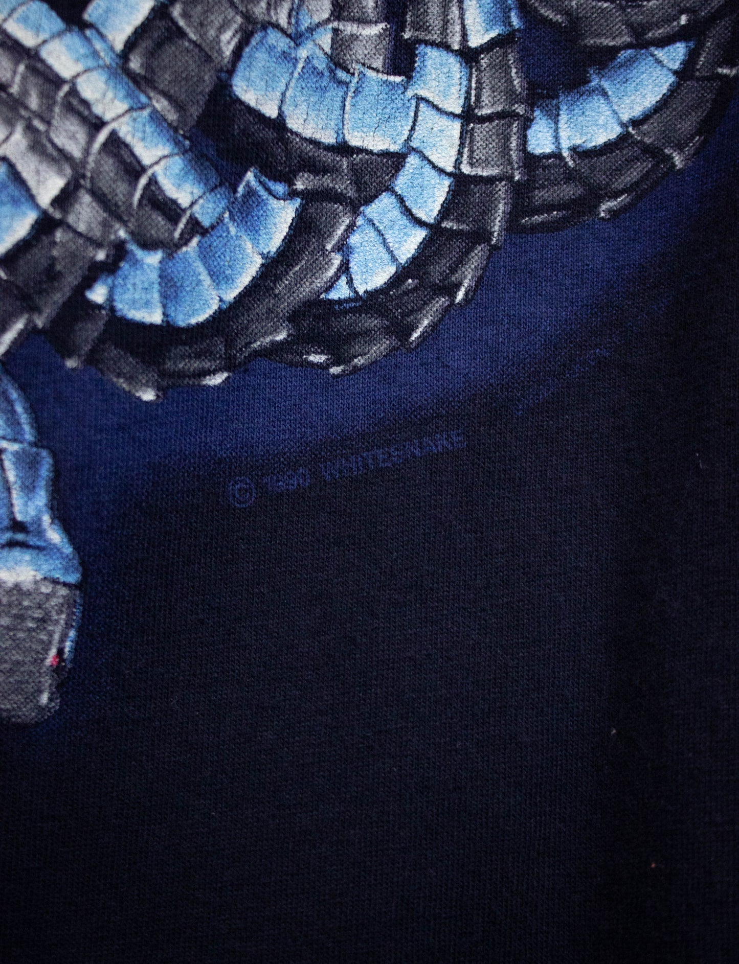 Vintage Whitesnake 1990 Tour Concert T Shirt Black Large