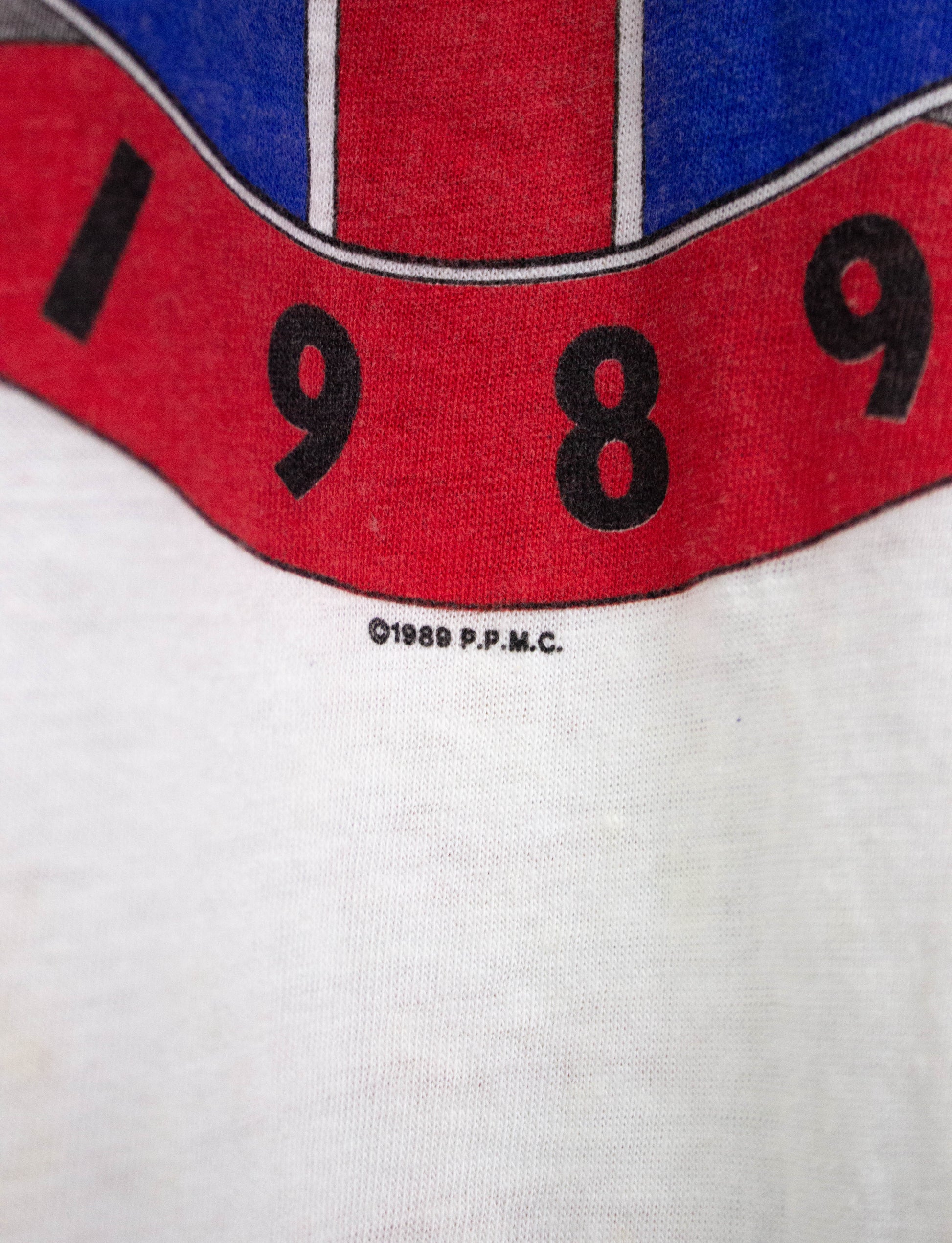 Vintage Who 1989 25th Anniversary Tour Raglan Concert T Shirt White Large